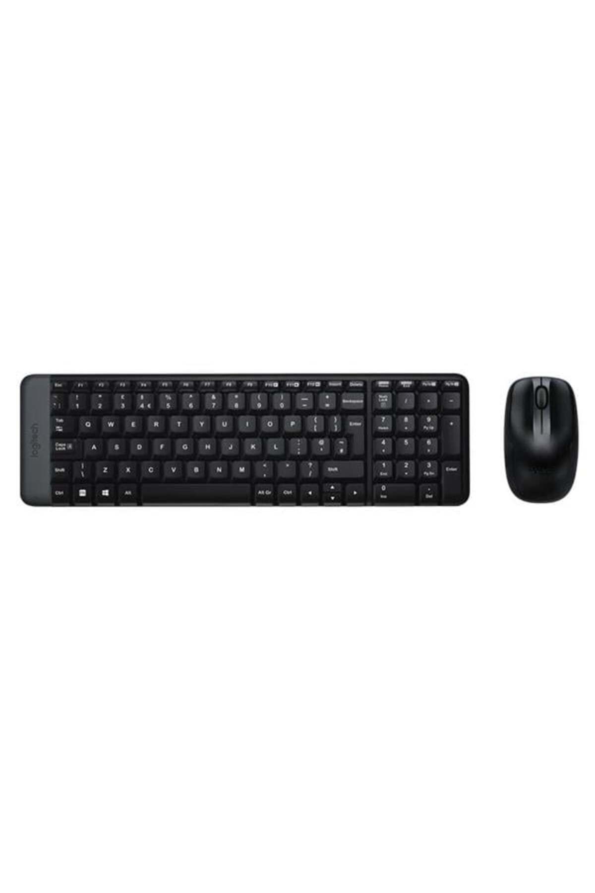 Roses Store Mk220 Q Tr Siyah Kablosuz Klavye Mouse Set