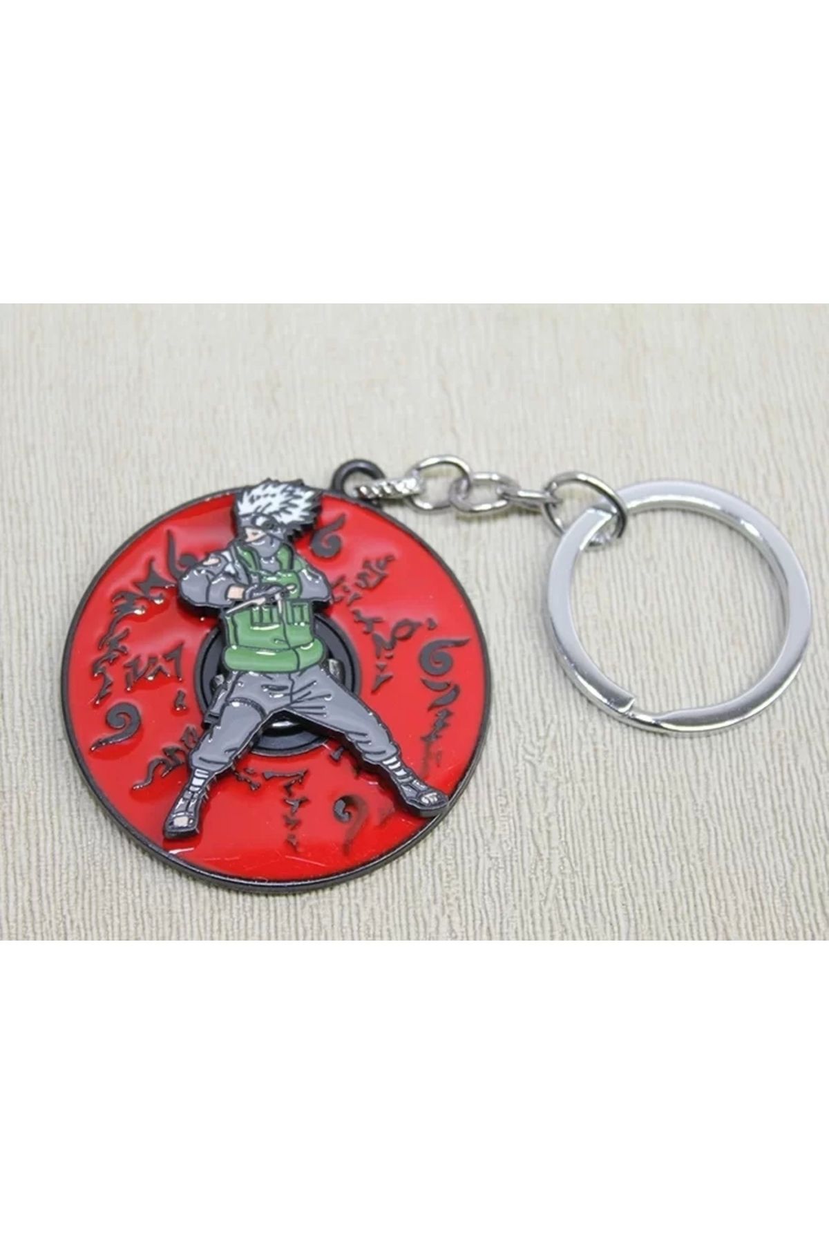 ureticiniz Metal Dönen Anime Figür Anahtarlık Alk3091