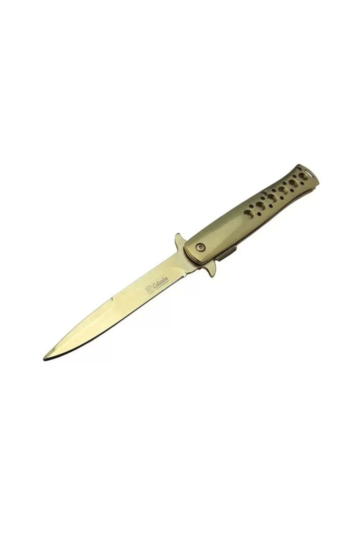 ureticiniz Tac-force 1111a T-lite Gold Kamp / Av Çakısı 23cm- Yarı Otomatik, Metal Sap, Kemerlikli