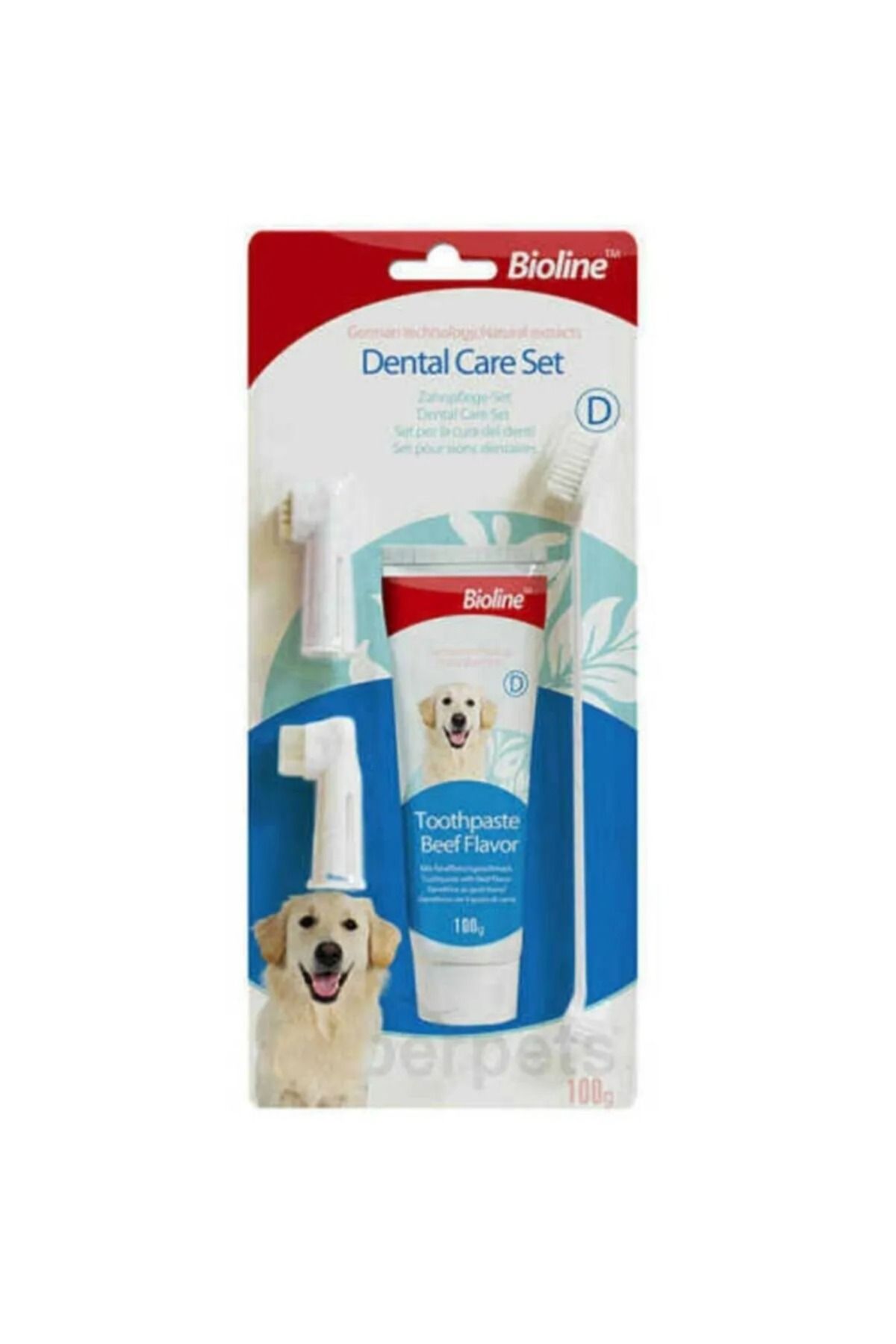 Bioline Köpekler İçin Ağız Temizleme Jeli ve Diş Fırçası