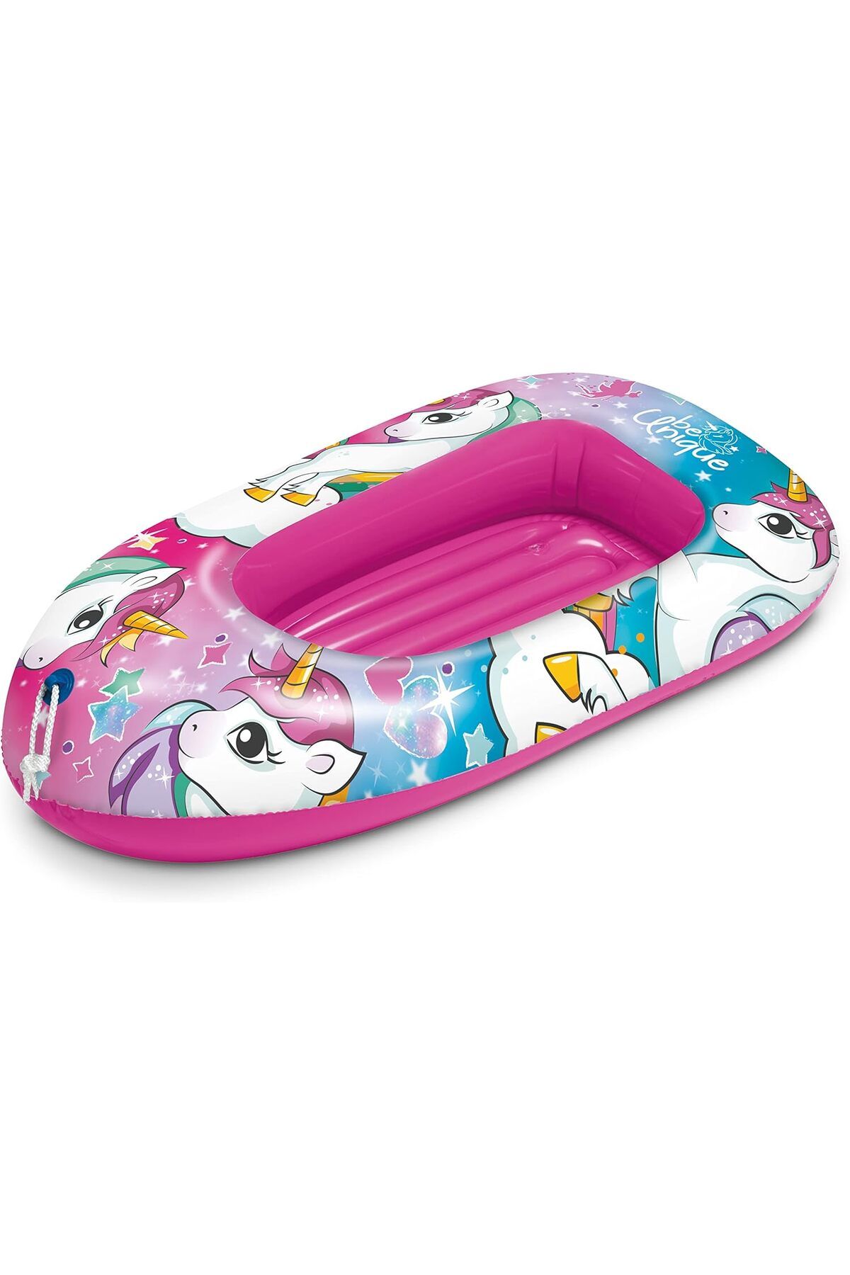 DERİK KADROĞLU Toys – Unicorn Boat Inflated Base şişme bot/çocuklar için şişme bot – Boyut 112