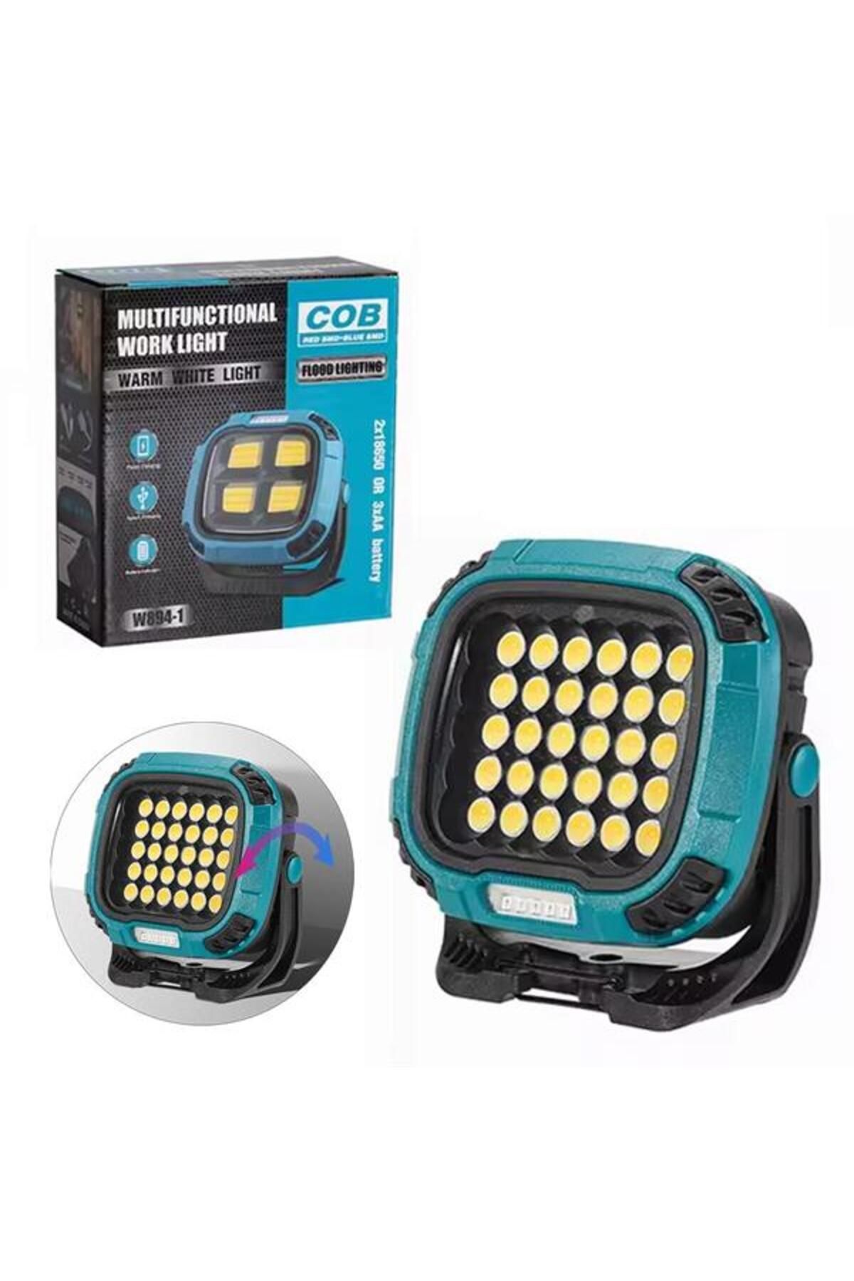 robotrend Powermaster Mx-W893 4000K - 7000K - Kırmızı 30 Cob Ledli 30 Watt Çok Fonksiyonlu Çalışma Lambası (P