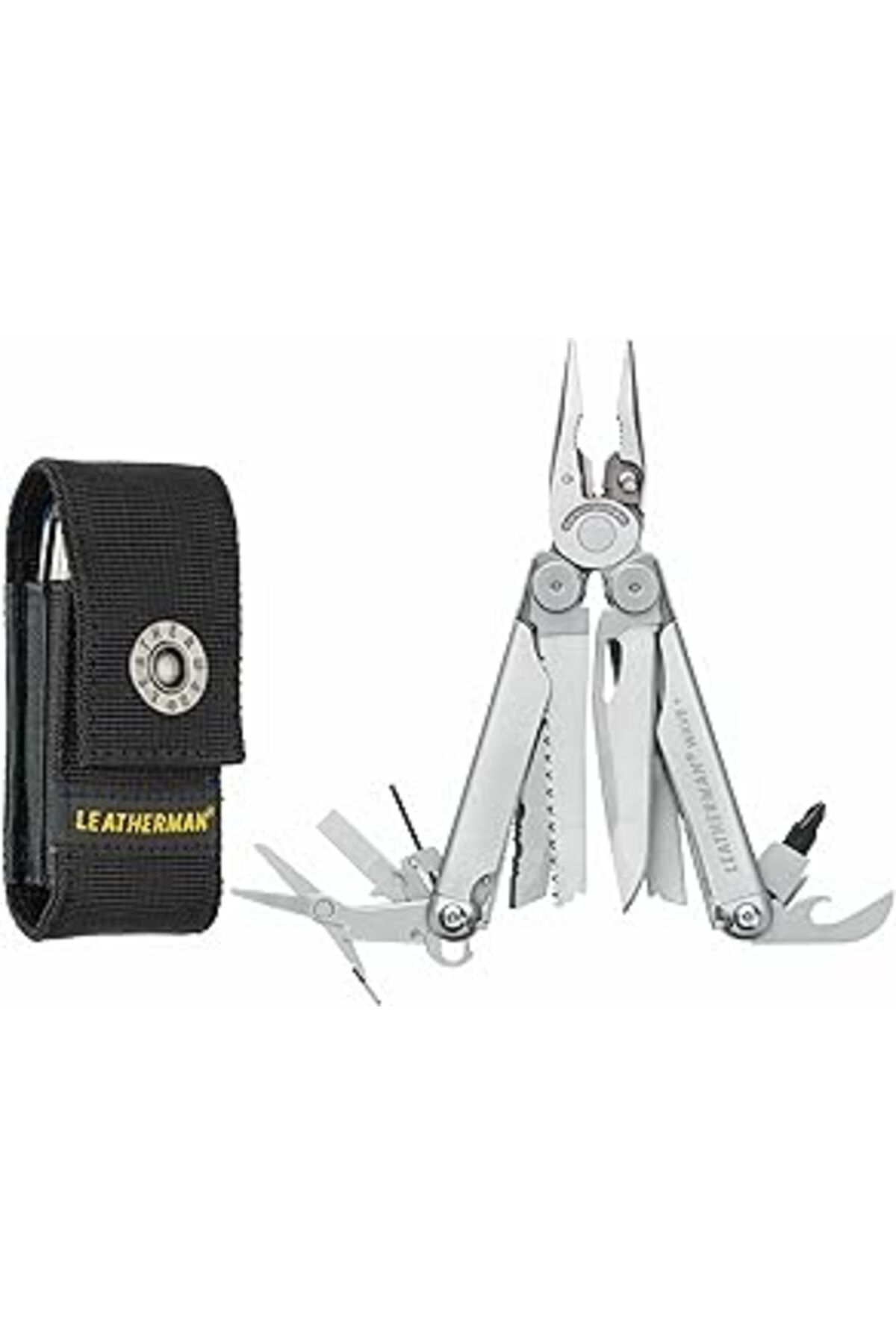 Qedii Leatherman Wave Plus - 18 Pratik Aletli Yüksek Kaliteli Cep Çok Işlevli Alet - Kendin Yap, Açık Hav