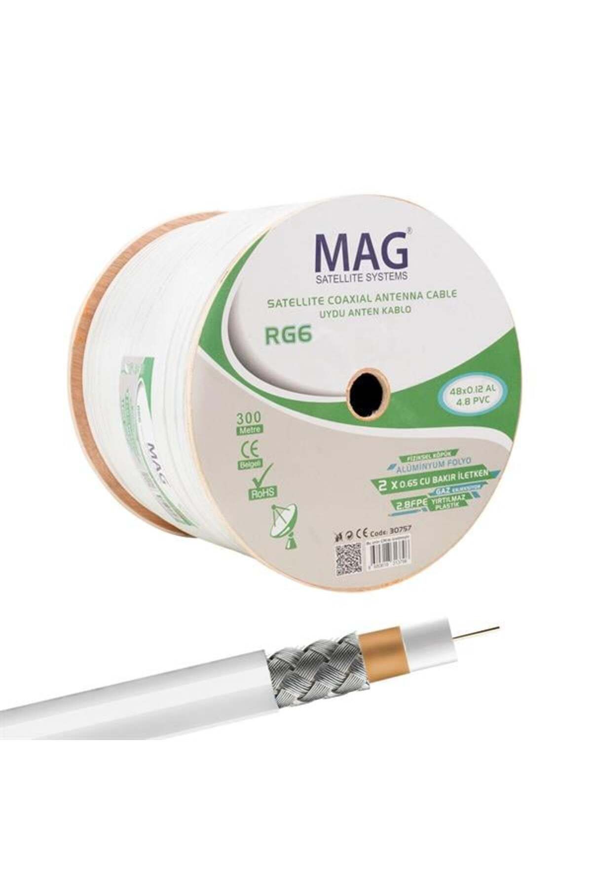 ÖYKÜ VE YİĞİT Mag RG59 Fa Mini Dual Bitişik Kablo 300 Mt