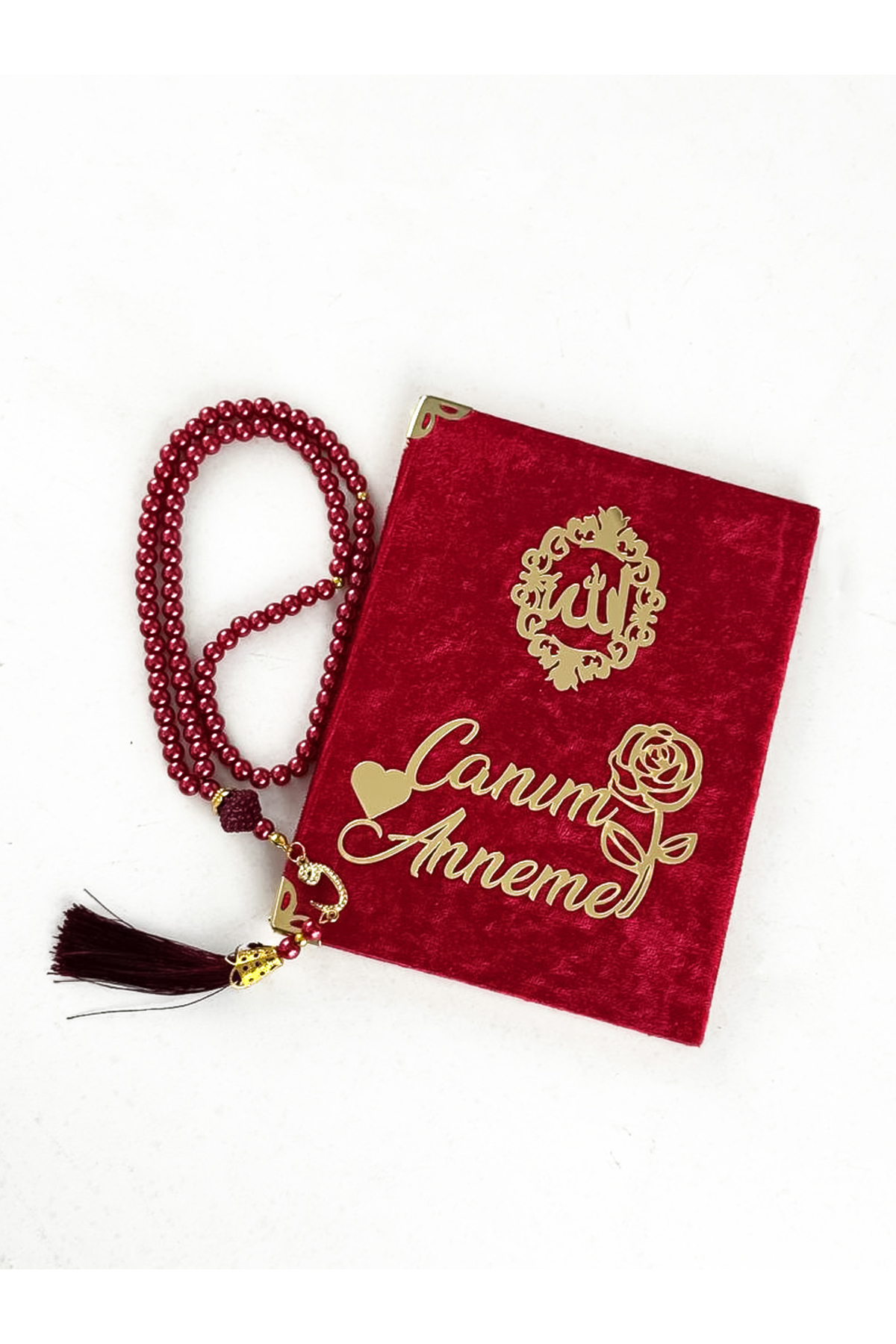 Furkan Neşriyat Doğum Günü ve Anneler Gününe Özel Çanta Boy Kadife Yasin Hediyelik Seti fotoğrafı 6 (önizleme)