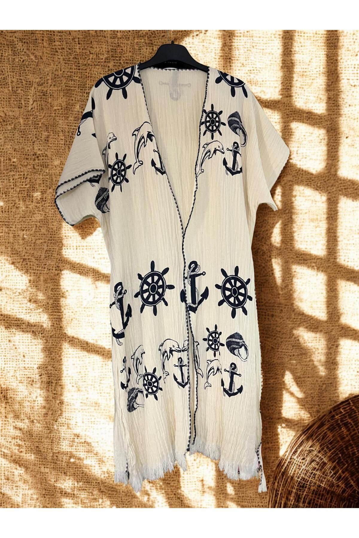 TekStilize Deniz Grubu Kimono