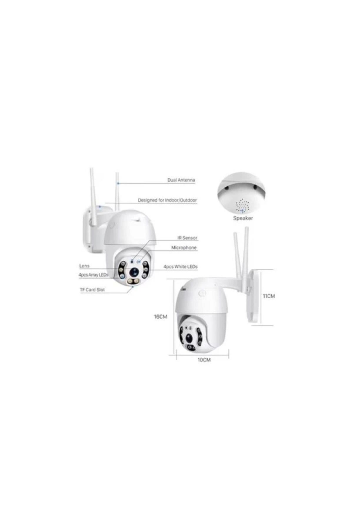 feifei Apronx 3Mp 2K 2,8 2.8Mm Apx-Wp70 4G 8 Led Wifi Ptz