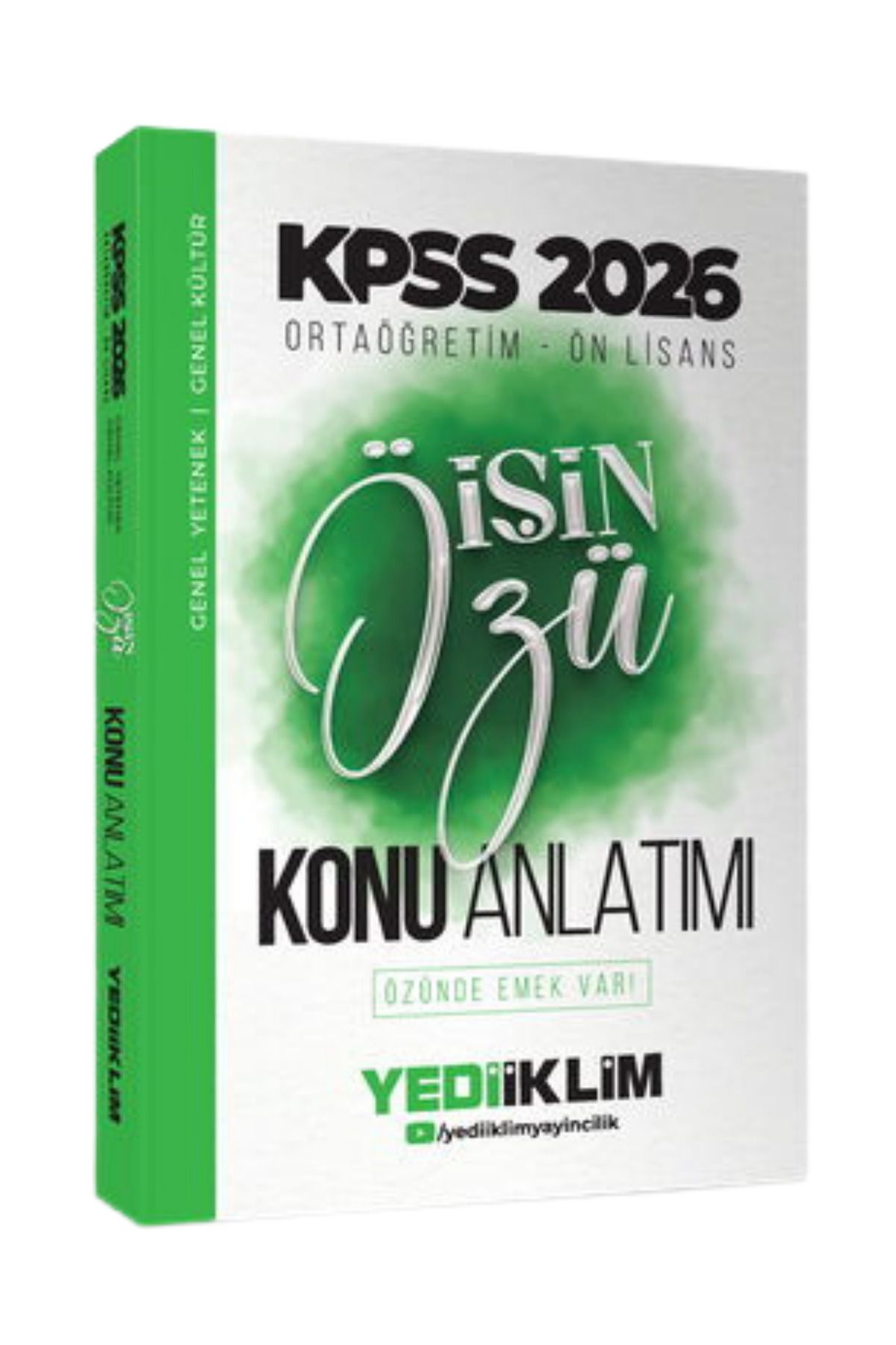 Yediiklim Yayınları 2026 KPSS Ortaöğretim-Önlisans GY-GK İŞİN ÖZÜ Tek Kitap Tamamı Renkli Konu Anlatımı-YEP YENİ