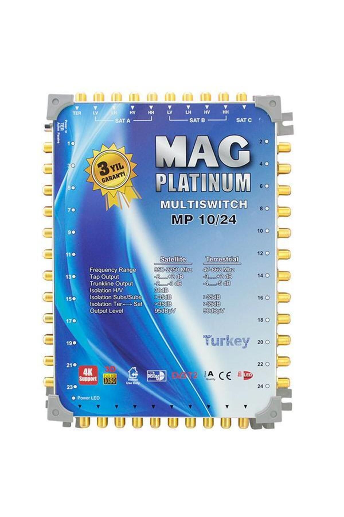 LovelymCo Mag Platinum 10-24 Kaskatlı Uydu Santrali