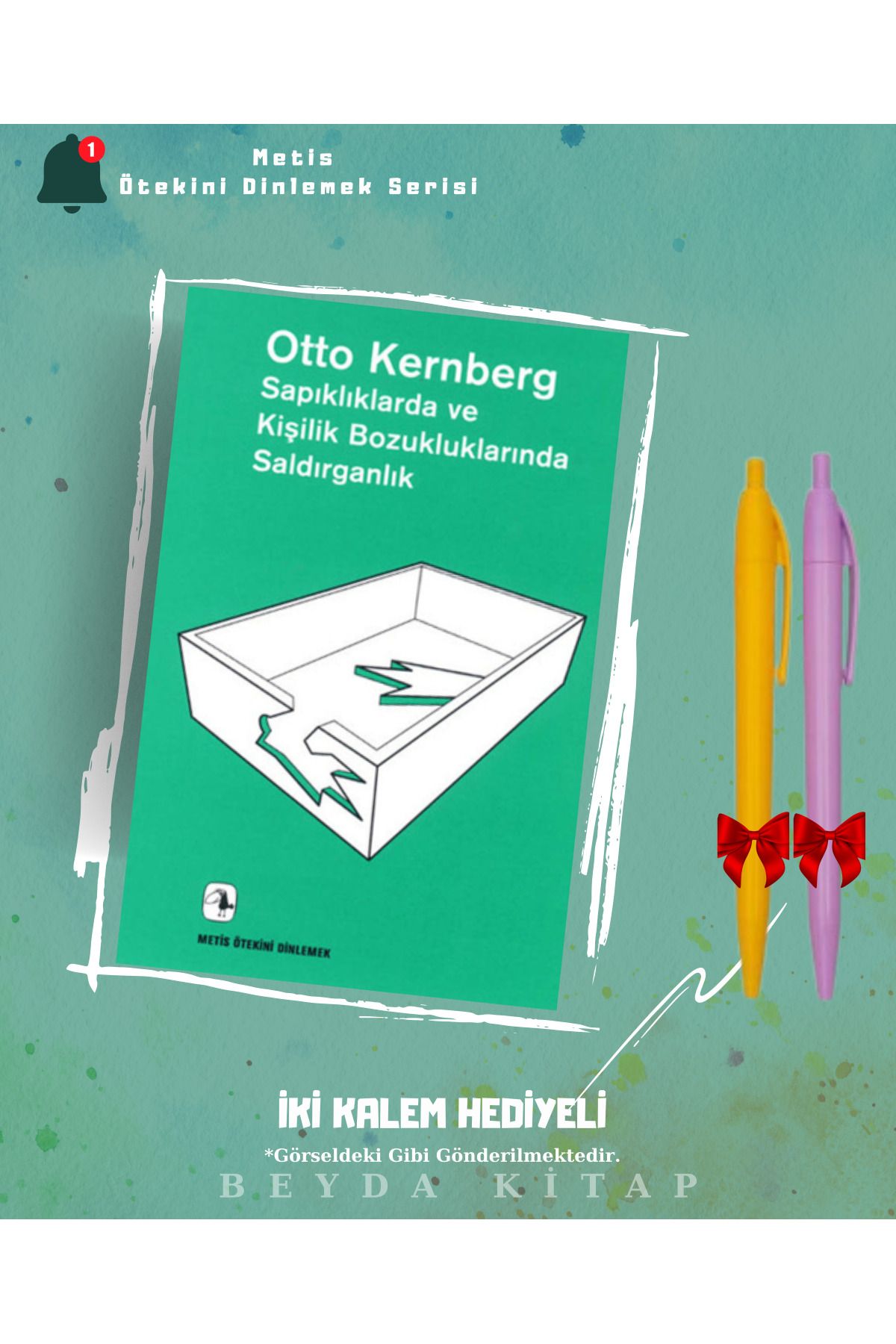 Metis Yayınları Sapıklıklarda Saldırganlık - Otto Kernberg - İki Kalem Hediyeli, OTSDNM21