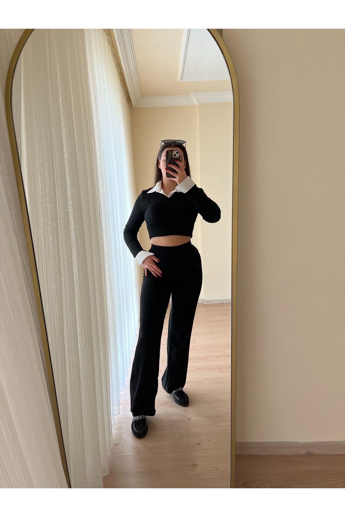 MODA Gömlek yaka ottoman takım