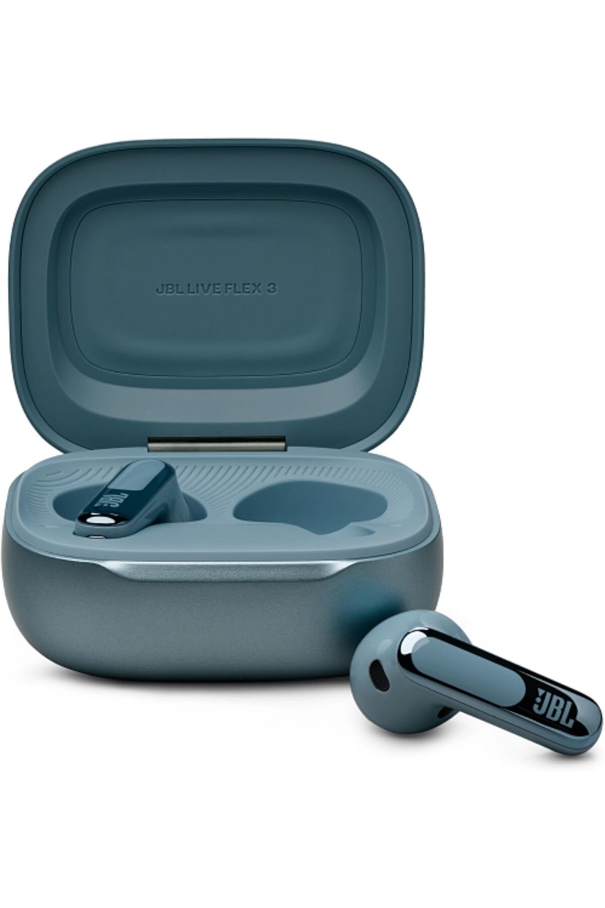 JBL-LIVE FLEX 3 True Wireless Noise-Cancelling Earbuds with Open-Stick Design, 50 Hours Playback, an 3