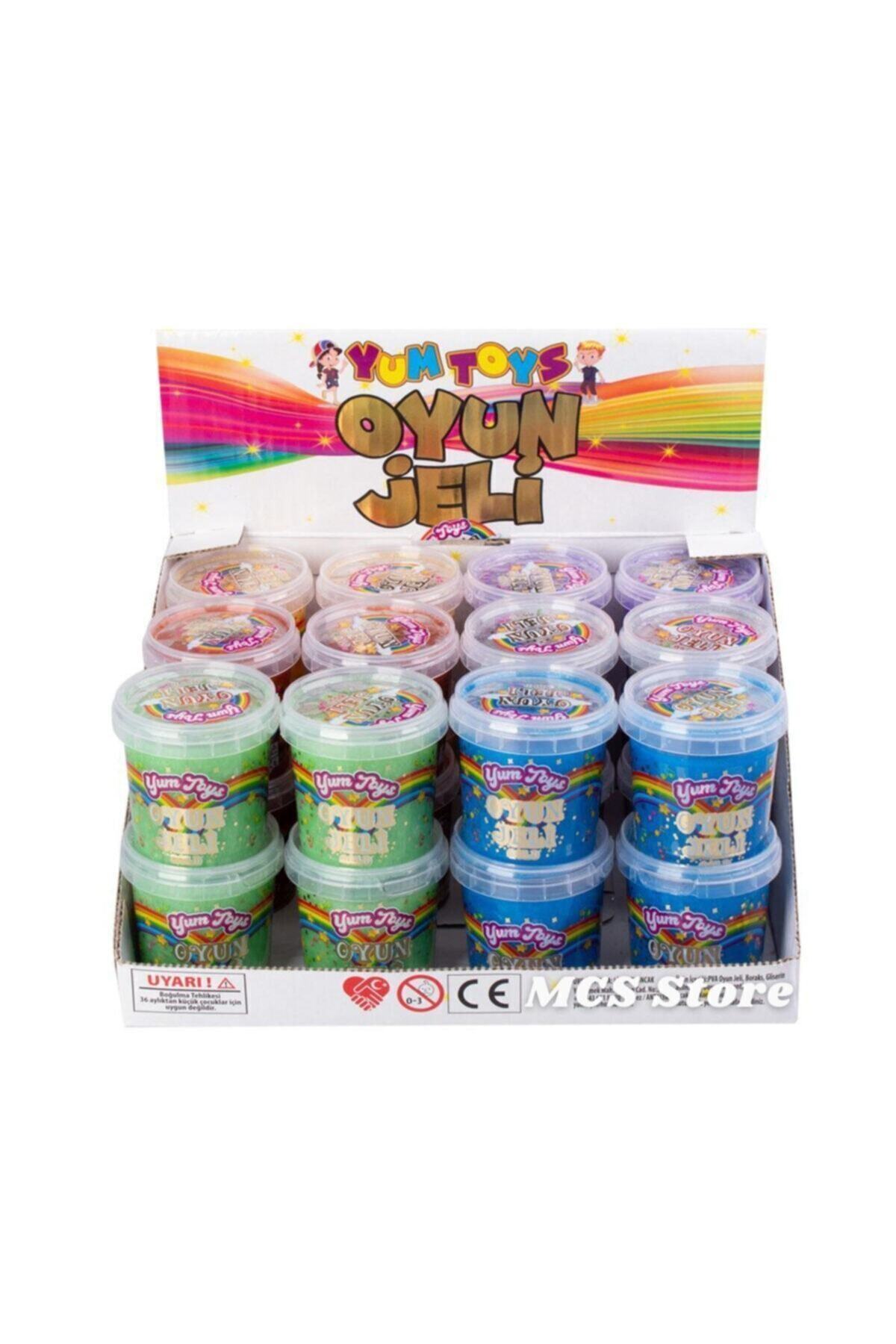 YUM TOYS Slime Oyun Jeli - 6'lı Paket - Renkli - Metalik - Eğitici