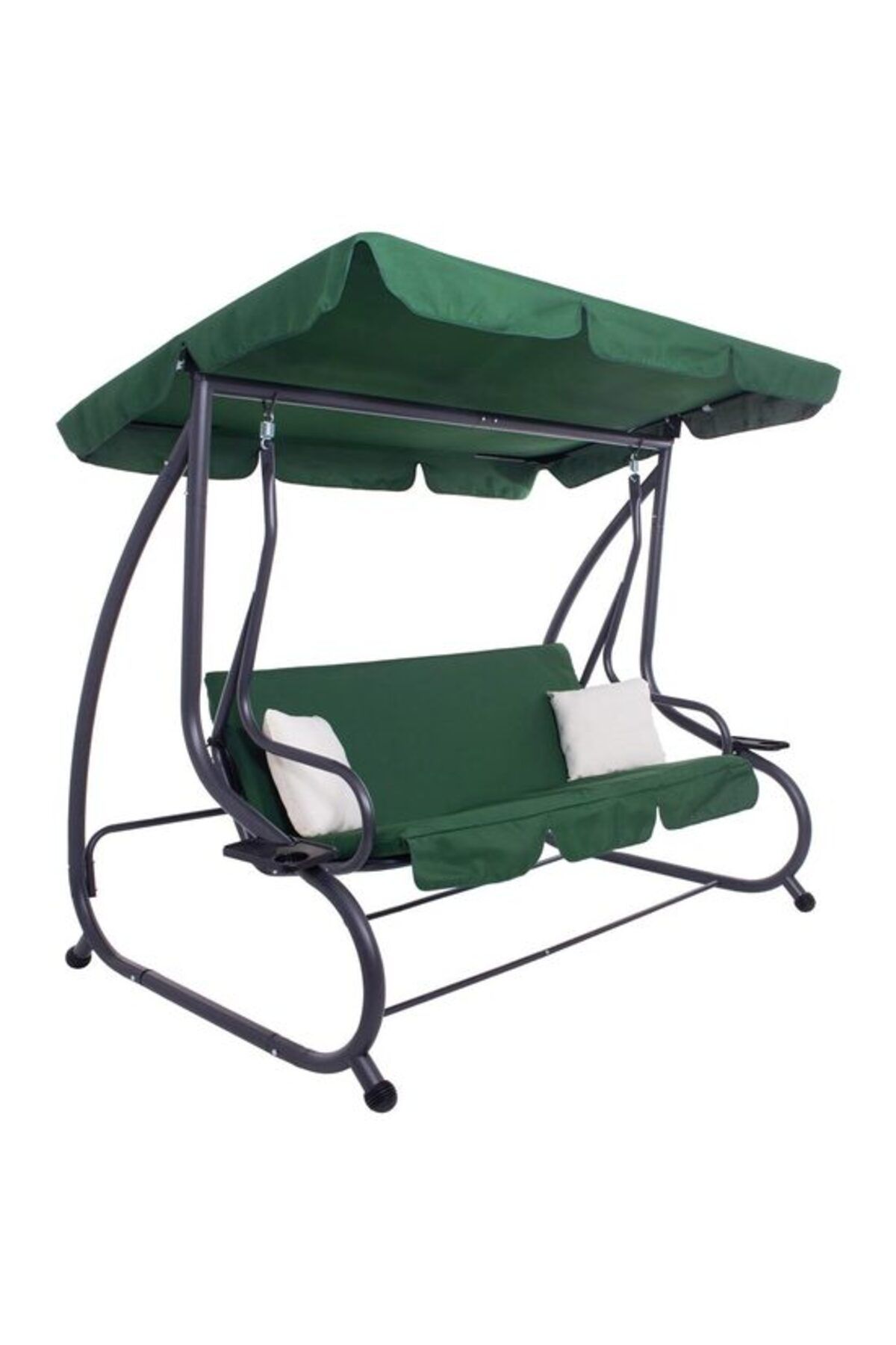 Avex Balansoar De Grădină, Springos, 3 Locuri, Verde, 194x122x167-200 Cm, Funcție Pat, Max 280 Kg, Venice - One Size