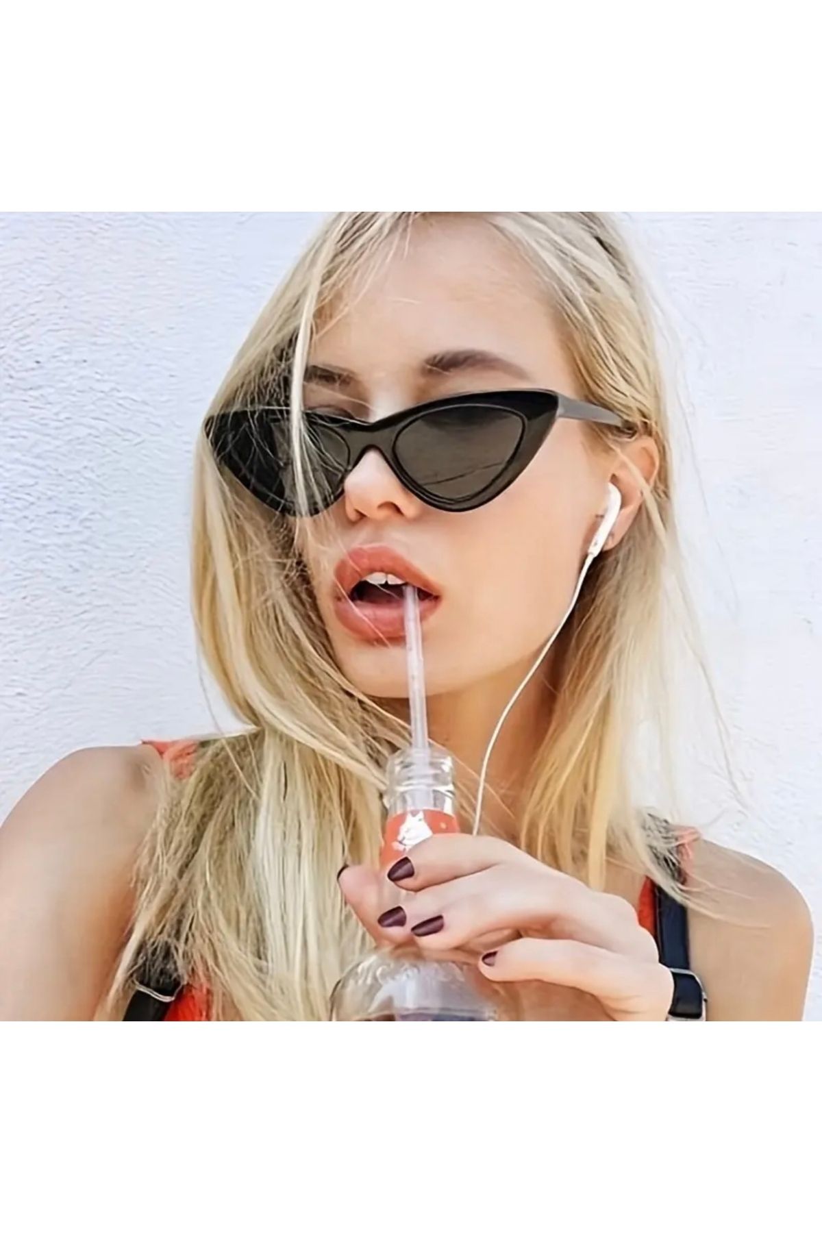 ABETE Cat Eye Güneş Gözlüğü Siyah