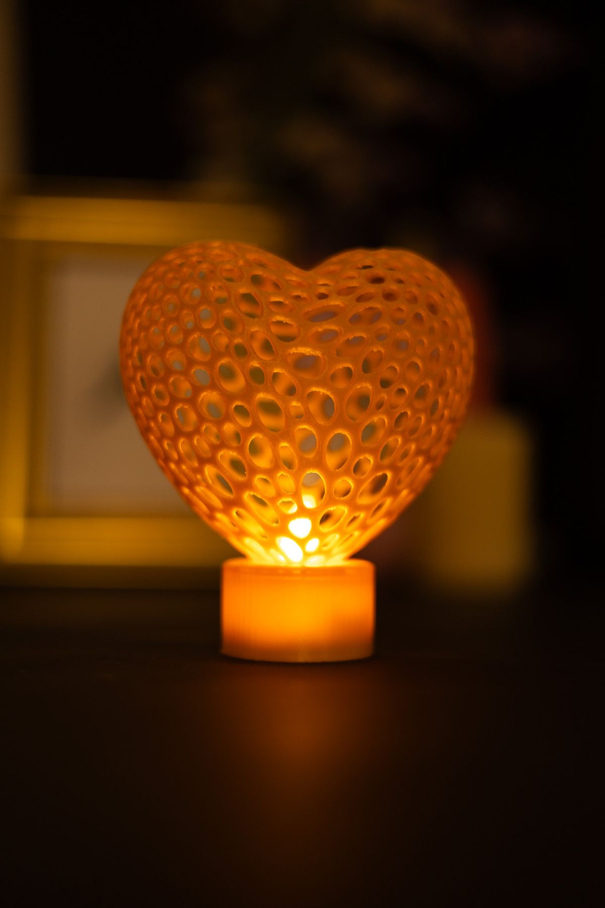 domini Kalp - Dekoratif / Hediyelik Mumluk - Tealight