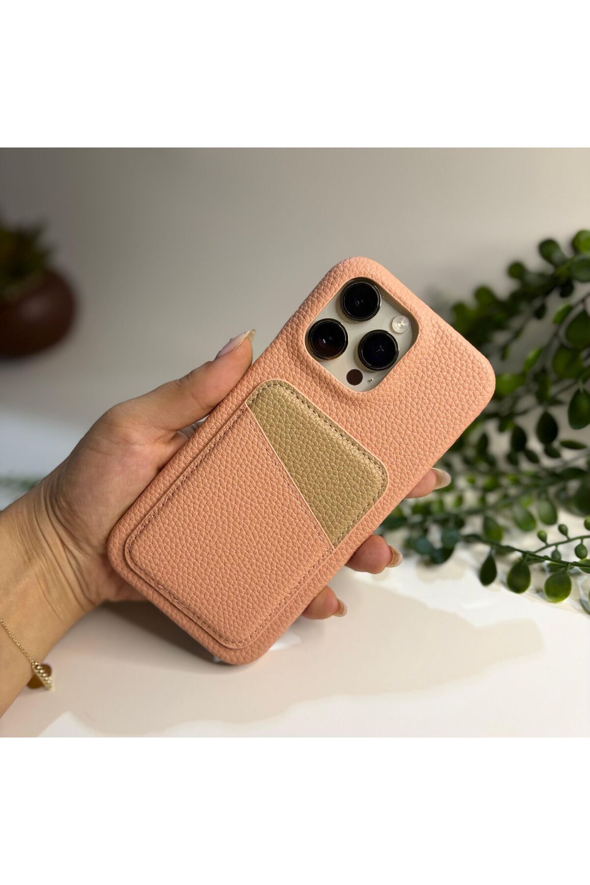 EPAksesuar EpaPort Cüzdanlı Deri Telefon Kılıfı – Kart Bölmeli, Şık ve Koruyucu Tasarım Iphone 13/14-TURUNCU