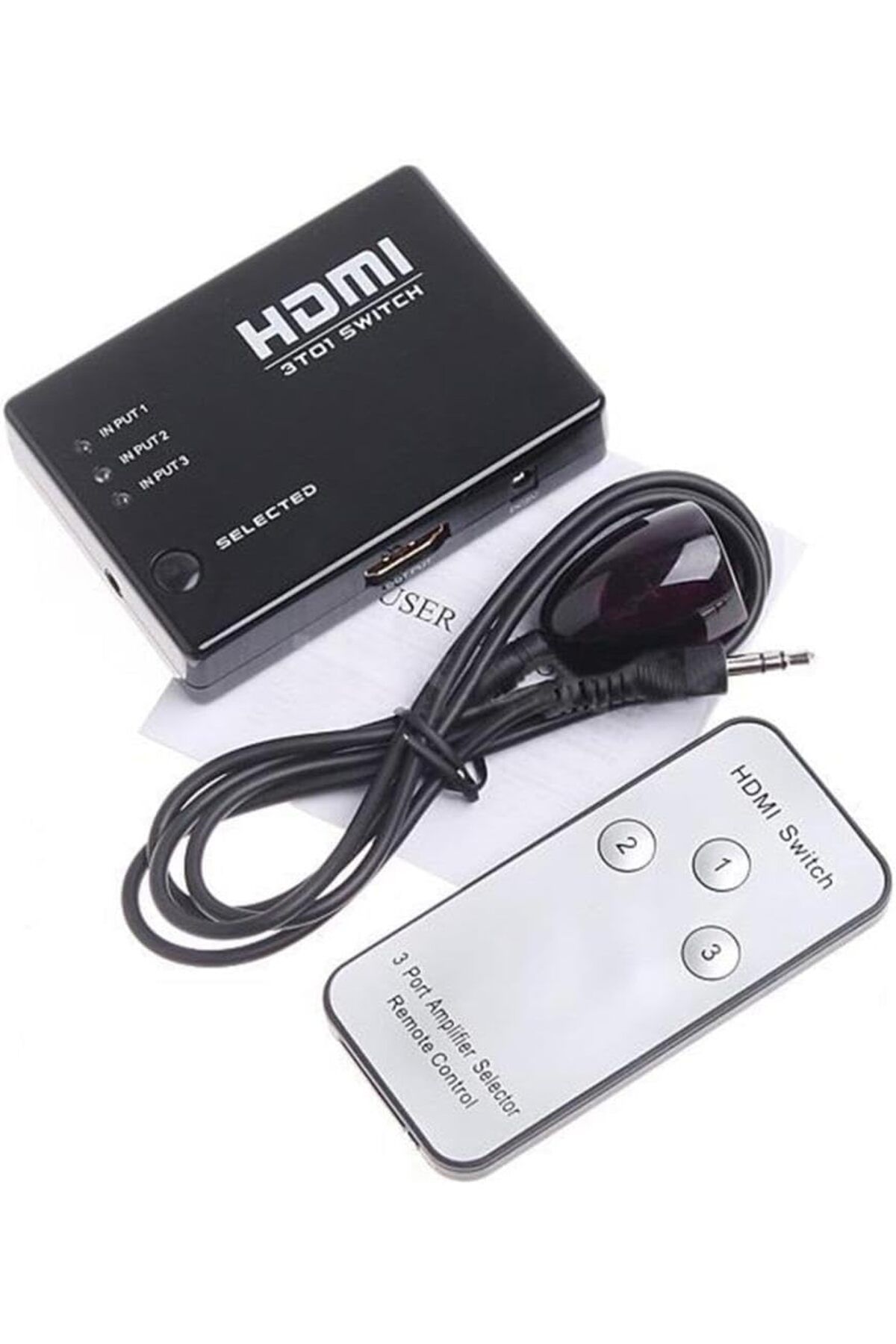 mazıdağı mazzıdağ Pazar 3 Port Hdmi Switch Çoklayıcı Çoğaltıcı Kumandalı new store 1133631