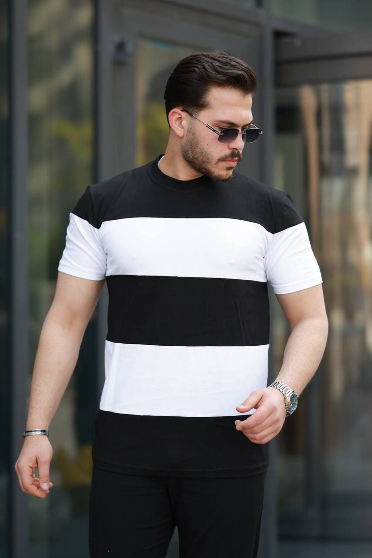 ROBERTO BORNOVA 20/1 Parçalı Bisiklet Yaka Tişört
