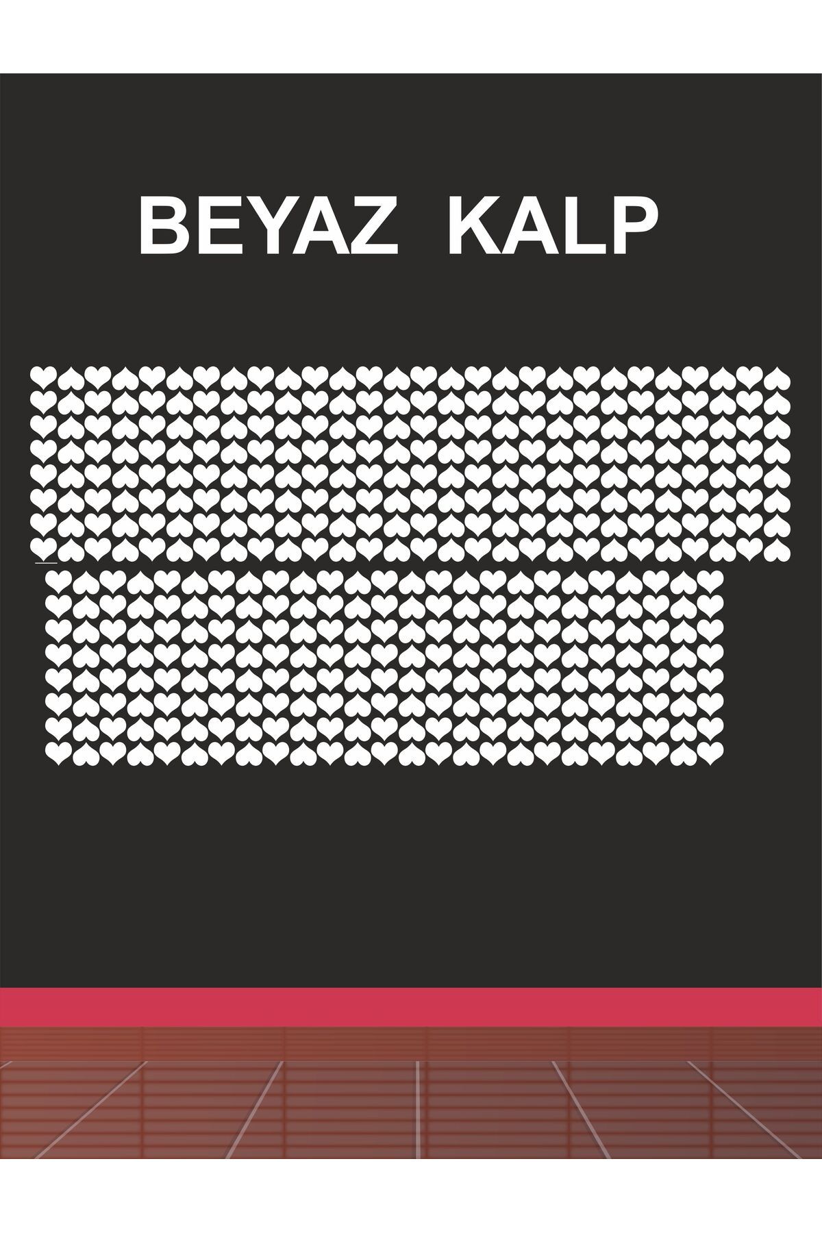 Göktuğ Hediyelik 420 Adet 2 Cm Yapışkanlı Kalp Şekilli Beyaz Sticker Etiket Hediye Paketleme Parti Hediyeleri