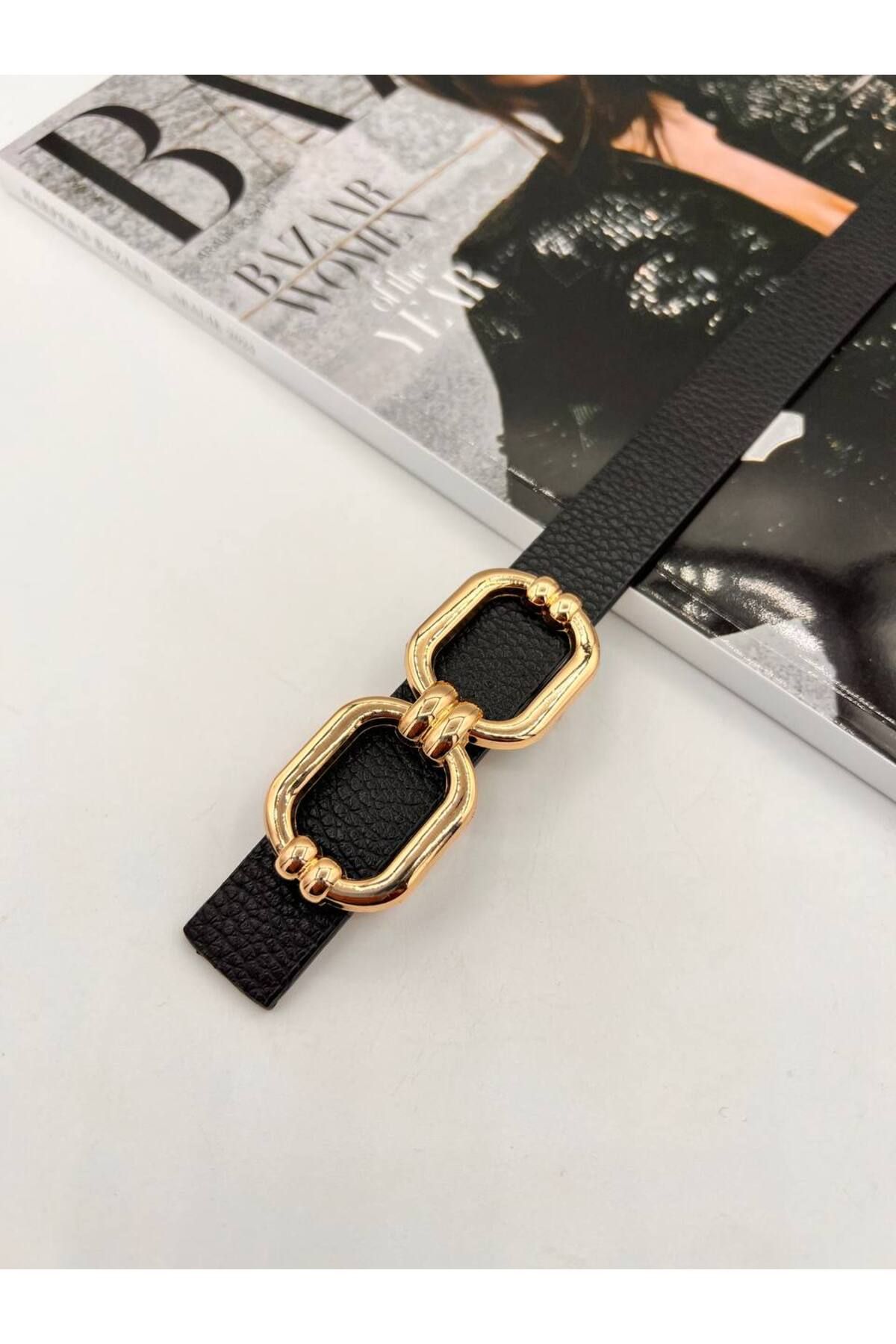 NOİR LUXE Pimli Kadın Kemer Pantolon Kemeri Elbise Kemeri Gömlek Kemeri Ceket Kemeri