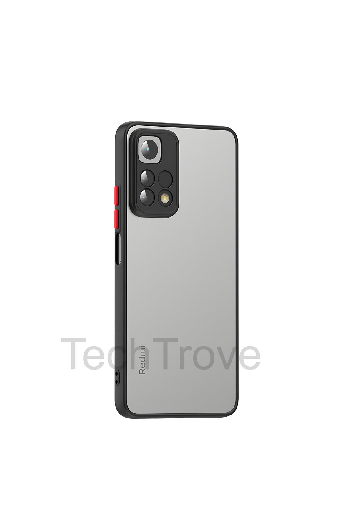 TechTrove Xiaomi Redmi Note 11 Pro 5G Kılıf Buzlu Tasarım Kenarları Yumuşak Kamera Koruma Çıkıntılı Kapak