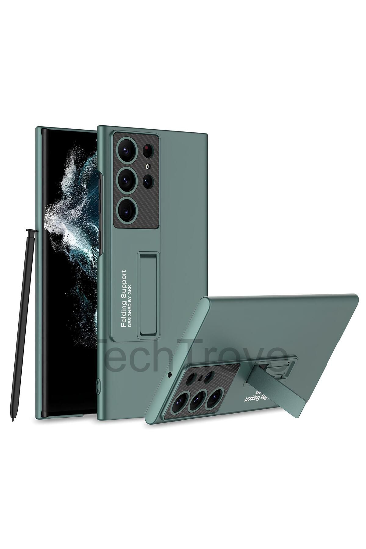 TechTrove Galaxy S23 Ultra Kılıf Standlı Ays Kapak