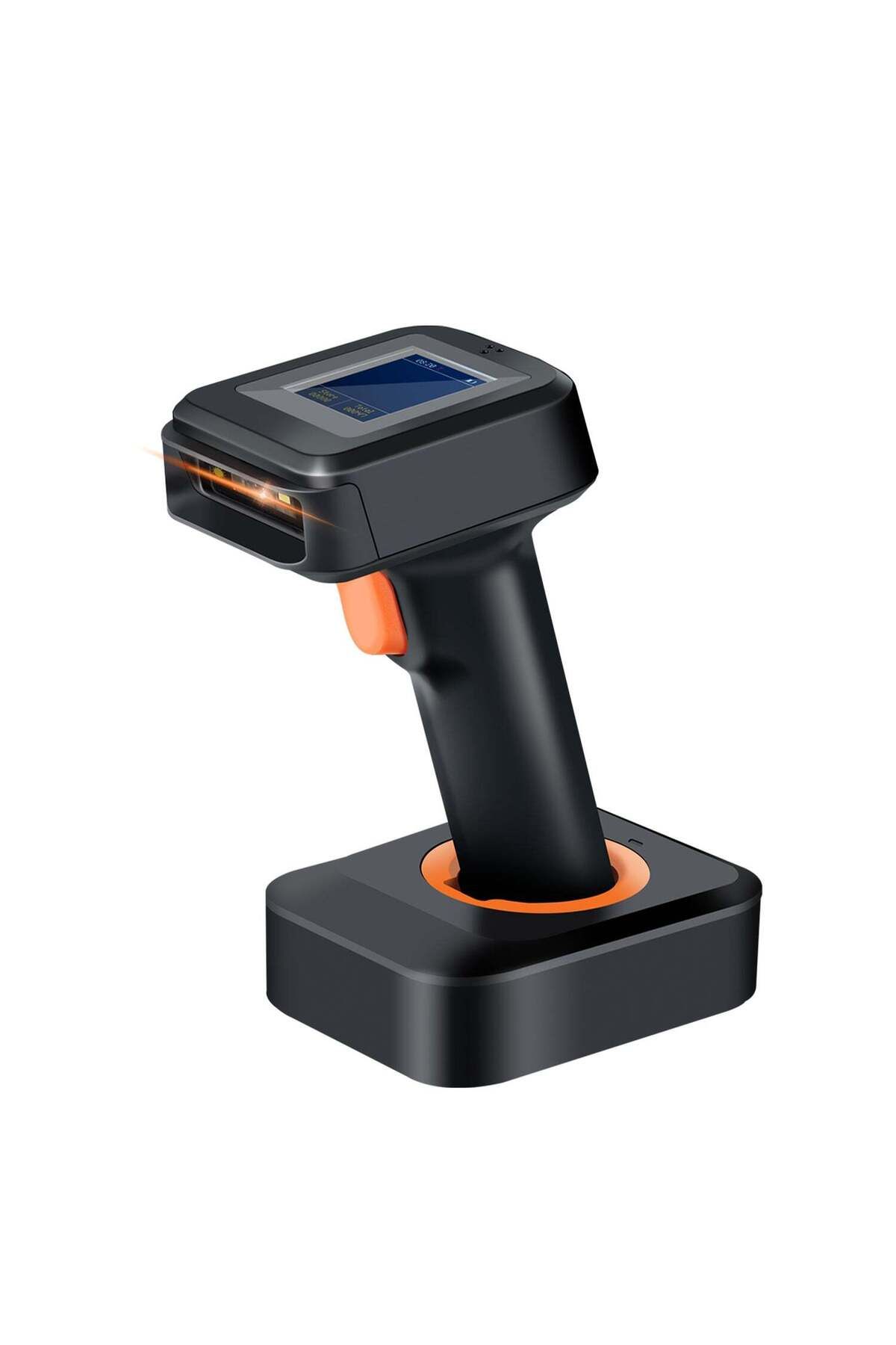 TERA HW0006 Ekranlı Kablosuz 1D 2D QR Barkod Okuyucu | Şarjlı Standlı ve 3in1 (Bluetooth, 2.4G, USB)
