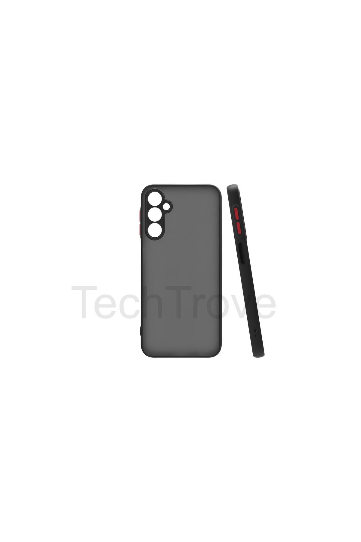 TechTrove Samsung Galaxy A15 Kılıf Buzlu Tasarım Kenarları Yumuşak Kamera Koruma Çıkıntılı Kapak