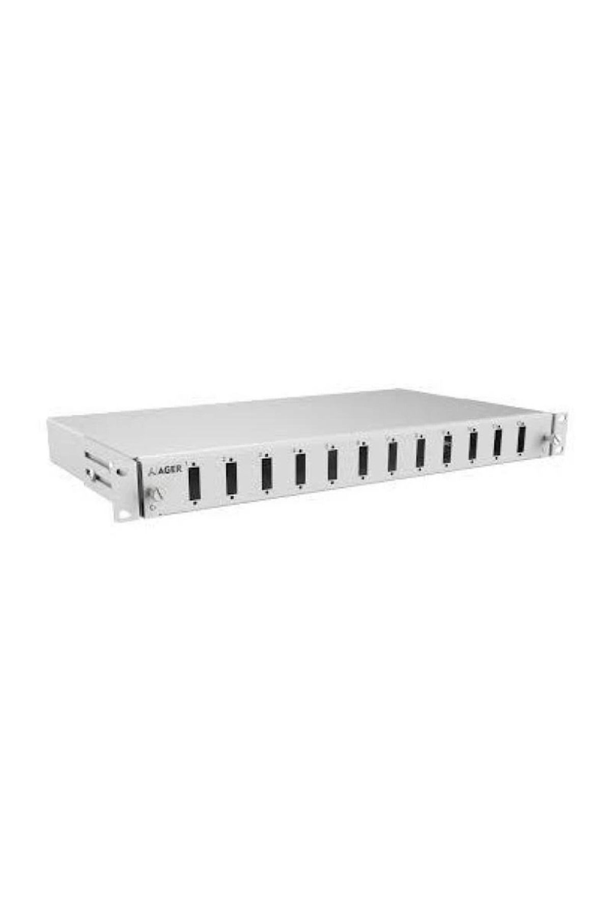 ÖYKÜ VE YİĞİT AGER 24 PORT AG-FO01U24SCD-A-B1-01U FIBER OPTIK KUTU (BEYAZ)