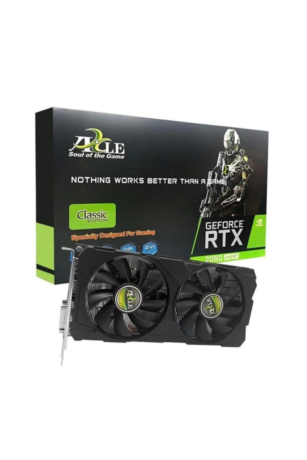 ÖYKÜ VE YİĞİT AXLE GTX1660TI 6GB AX-GTX1660TI/6GD6P2DIP GDDR6 192bit HDMI DP PCIe 16X v3.0