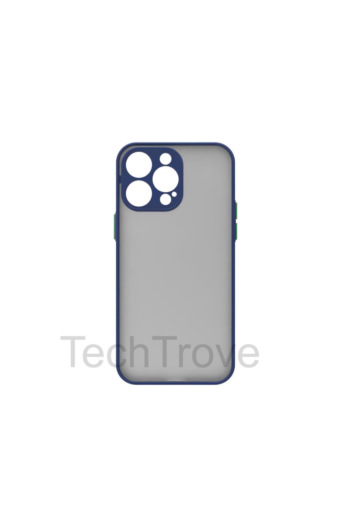 TechTrove Apple iPhone 14 Pro Kılıf Buzlu Tasarım Kenarları Yumuşak Kamera Koruma Çıkıntılı Kapak