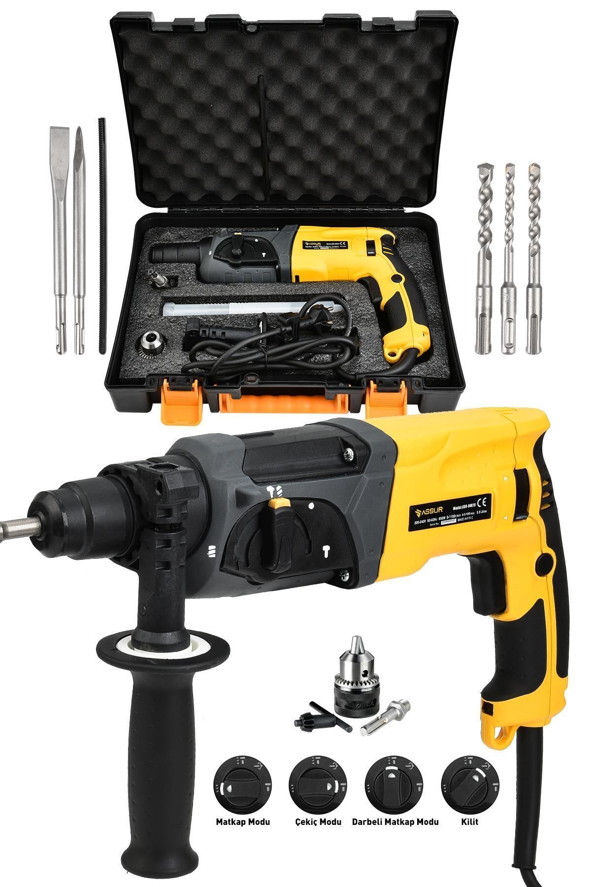 teknotrust 850w Darbeli Metal Şanzıman Kırıcı Delici Hilti Matkap