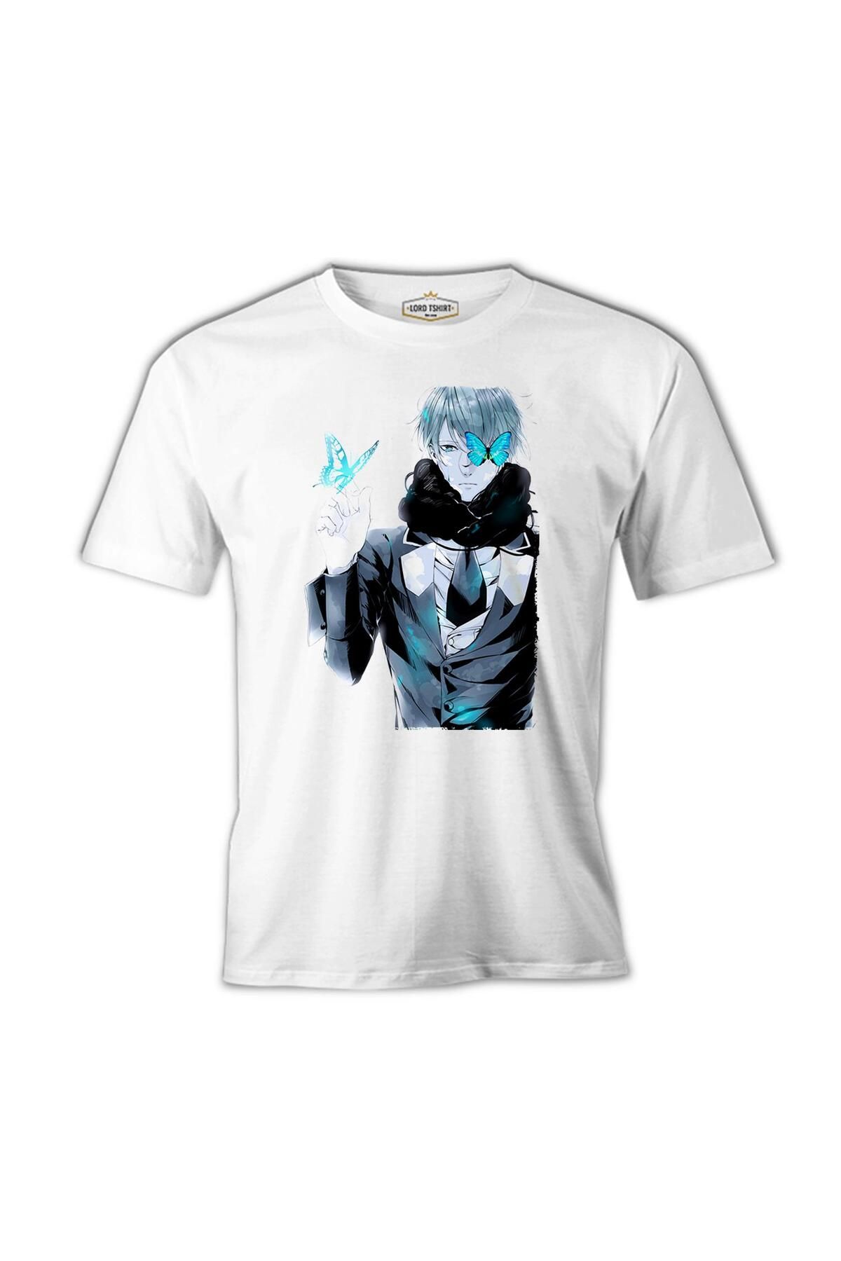 Lord T-Shirt Anime Boy Character Beyaz Erkek Tshirt