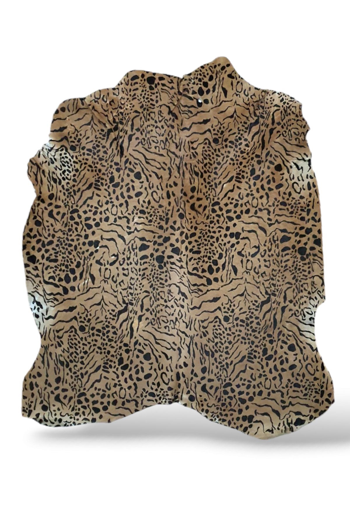 Ottoman Pouffe Art Deco Eskitme Stil Hakiki Gerçek Dana Deri Post