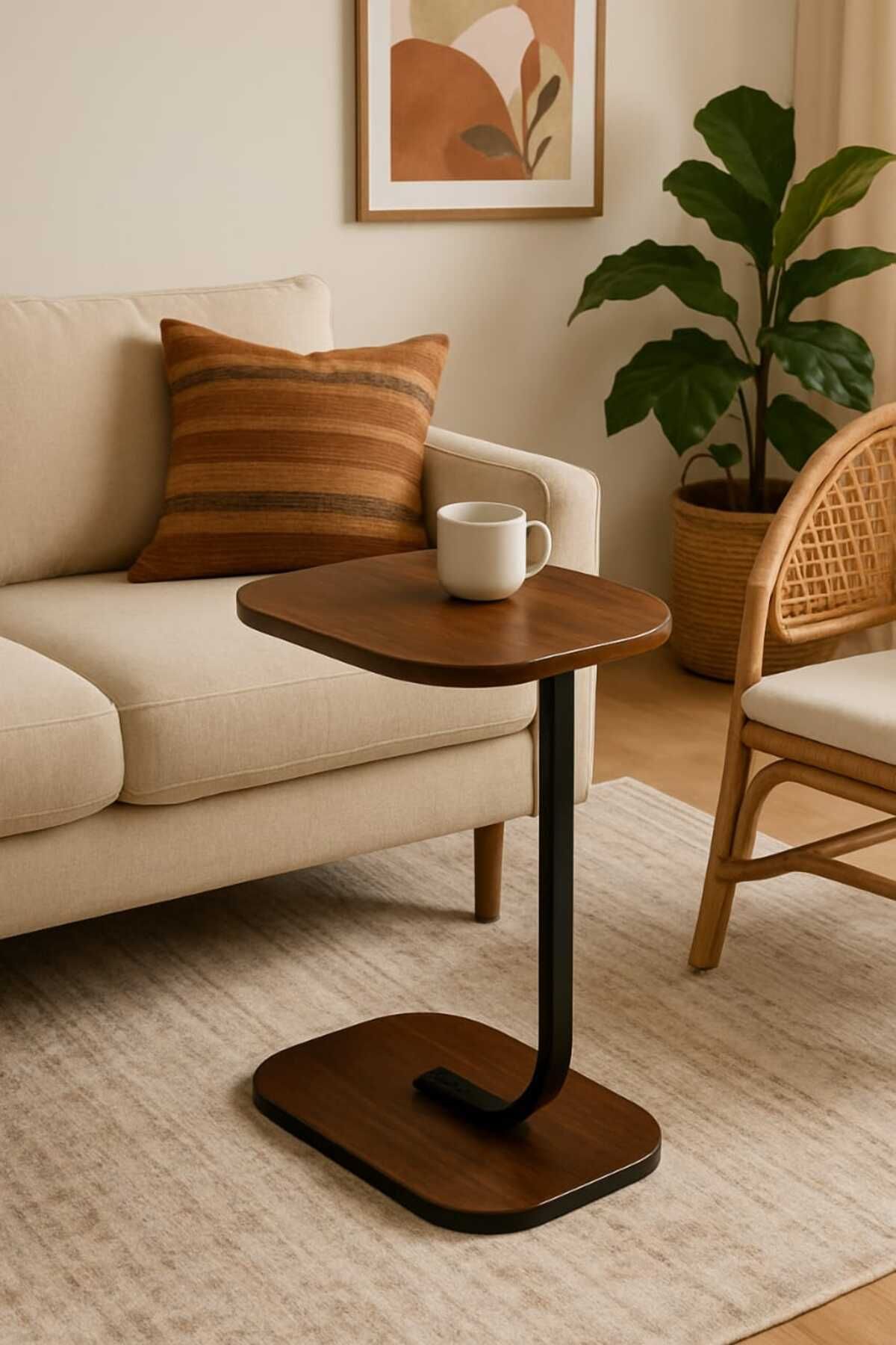 Generica-Home side tables for small spaces, sofa side table, small coffee table, rust and water resistant 2