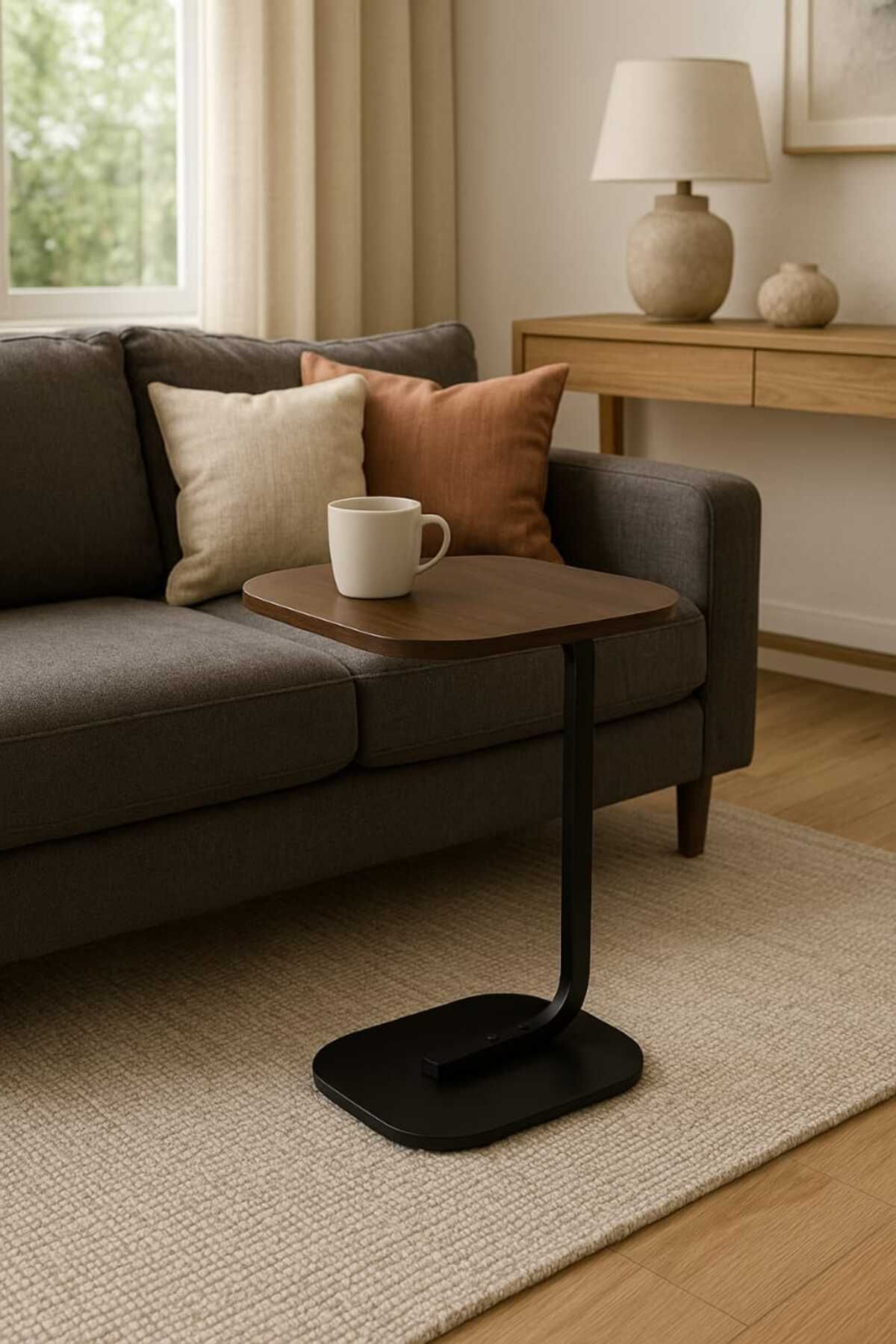 Generica-Home side tables for small spaces, sofa side table, small coffee table, rust and water resistant 4