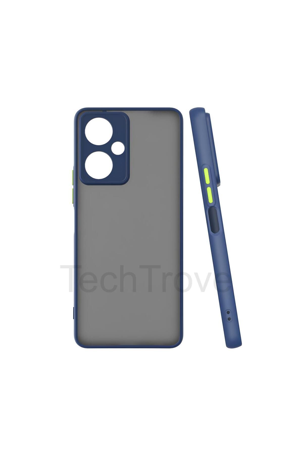 TechTrove Tecno Camon 19 Pro Kılıf Buzlu Tasarım Kenarları Yumuşak Kamera Koruma Çıkıntılı Kapak