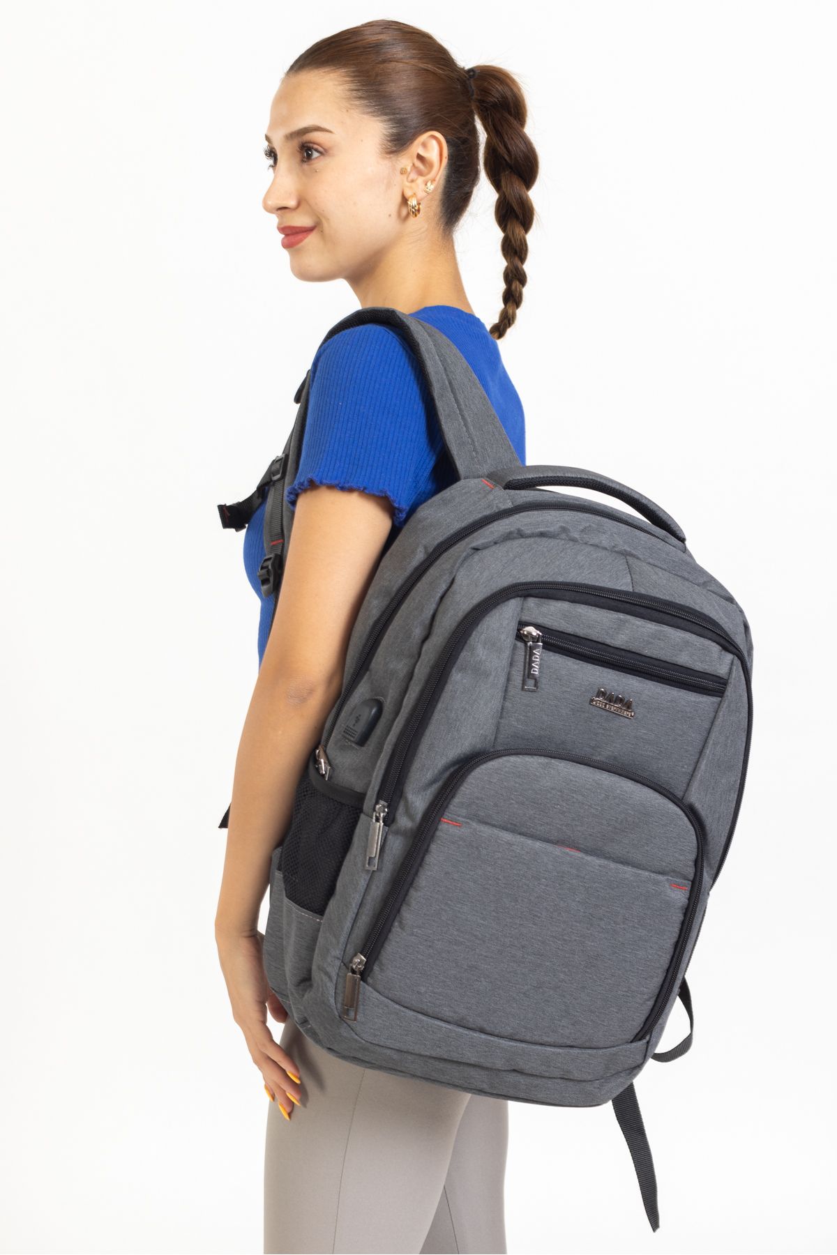 madbag Dada 03 15,6" Laptop & 10,1" Tablet Bölmeli Sırt Çantası Günlük Seyahat Spor Yürüyüş Okul Gezi Kamp