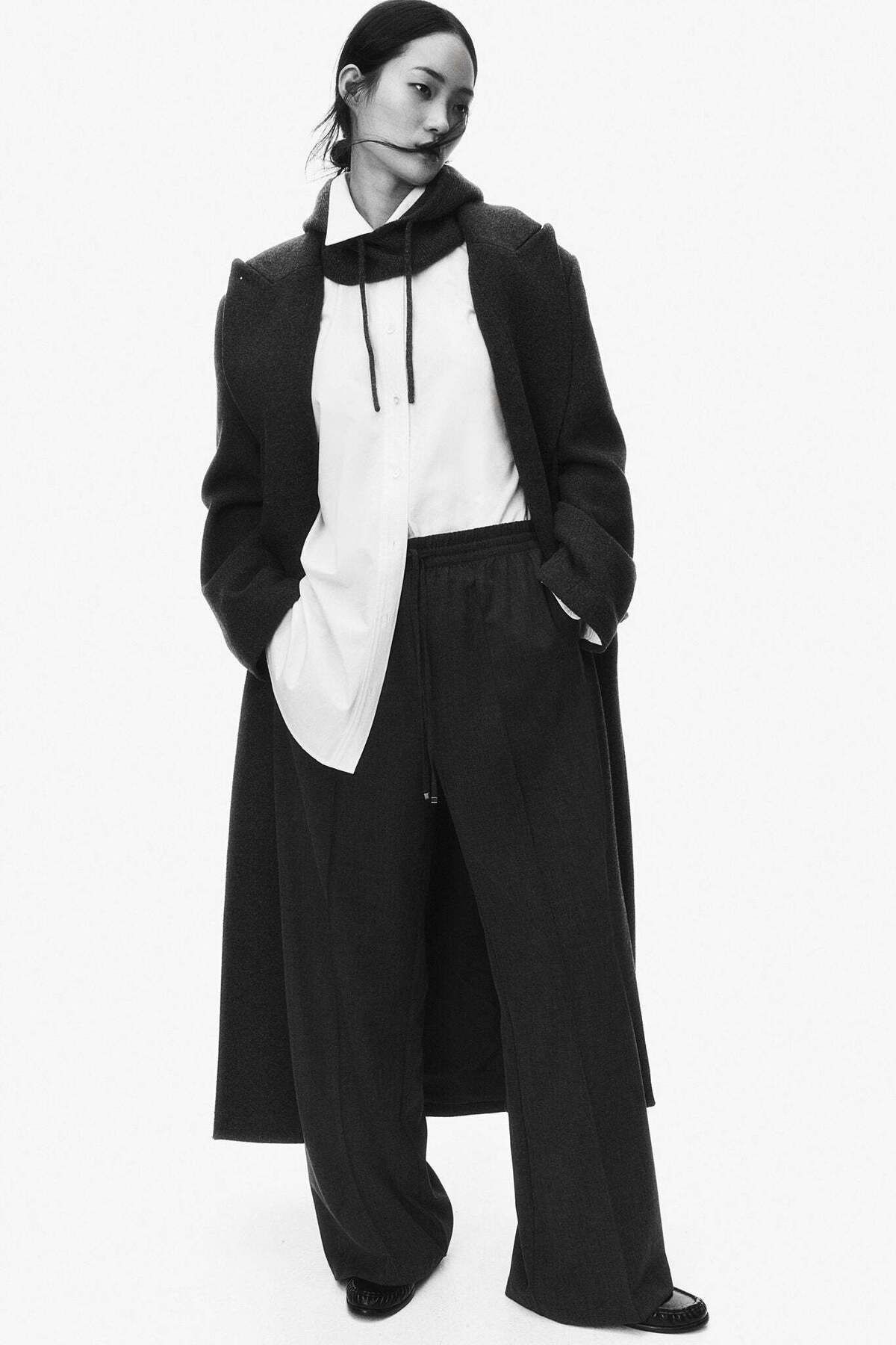 H&M-Tailored drawstring trousers 4