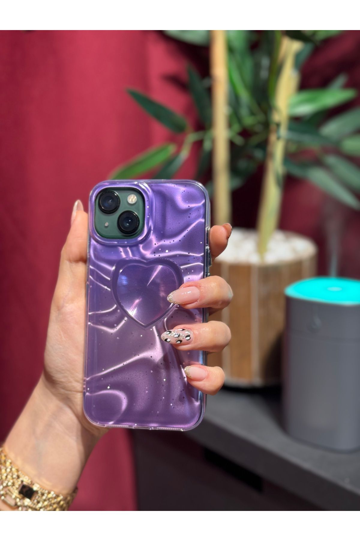 Seres CASE İphone 13/14/15 Uyumlu Taşlı Desenli Kılıf