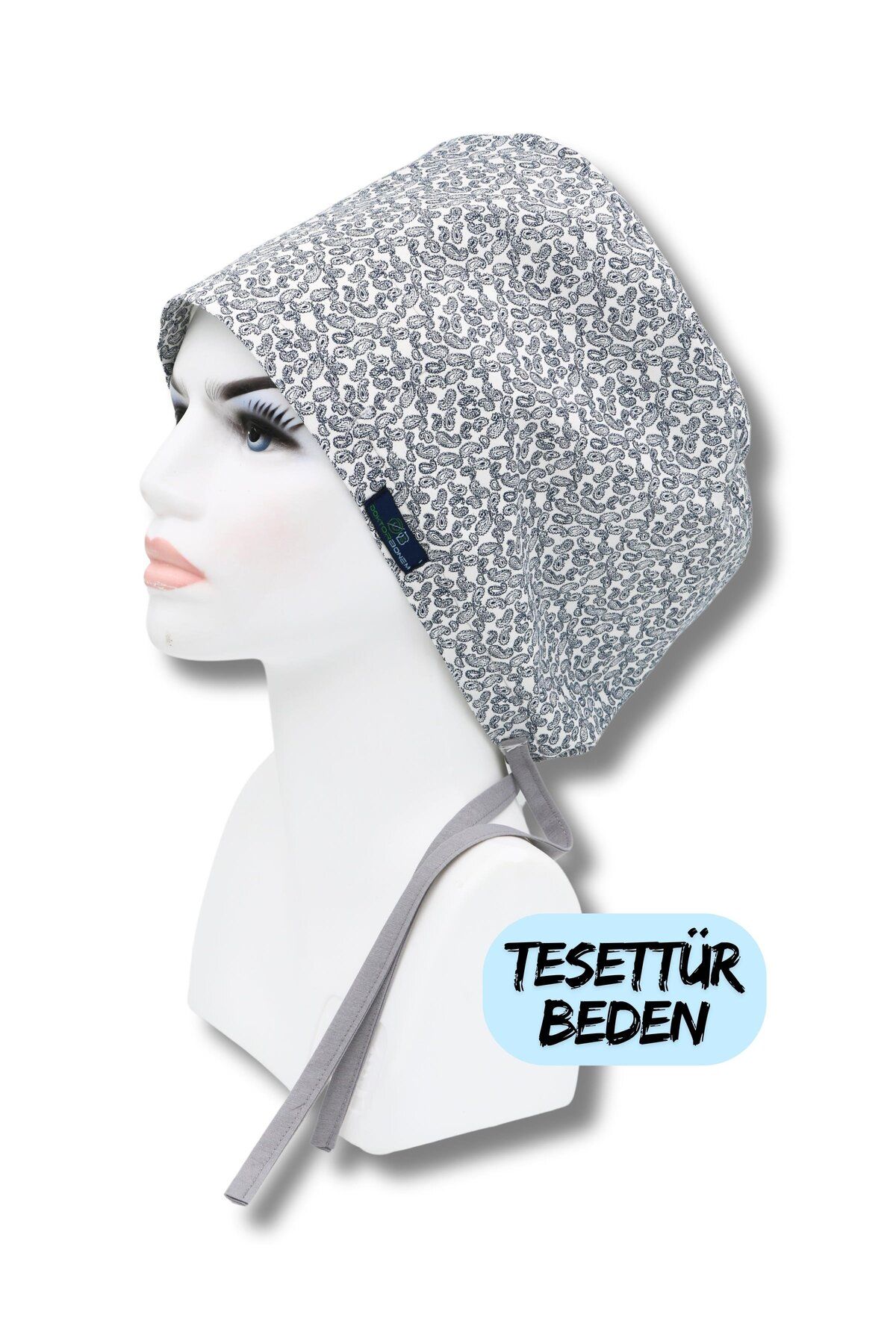 doktorbonem Tesettür Beden Lacivert Minik Şallar Bone Doktor Hemşire Sağlıkçı Hastane Bonesi