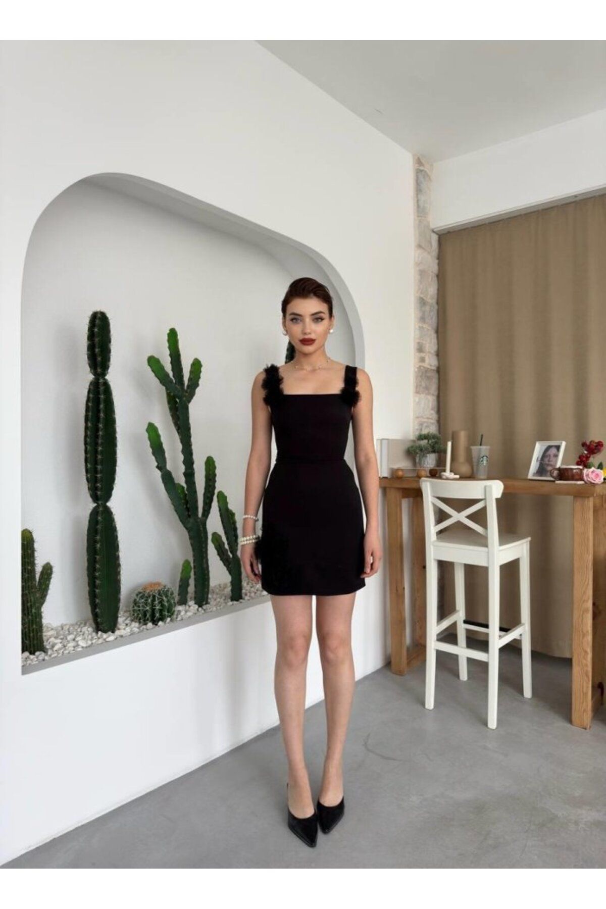 Kokosh moda Ques Mini Elbise