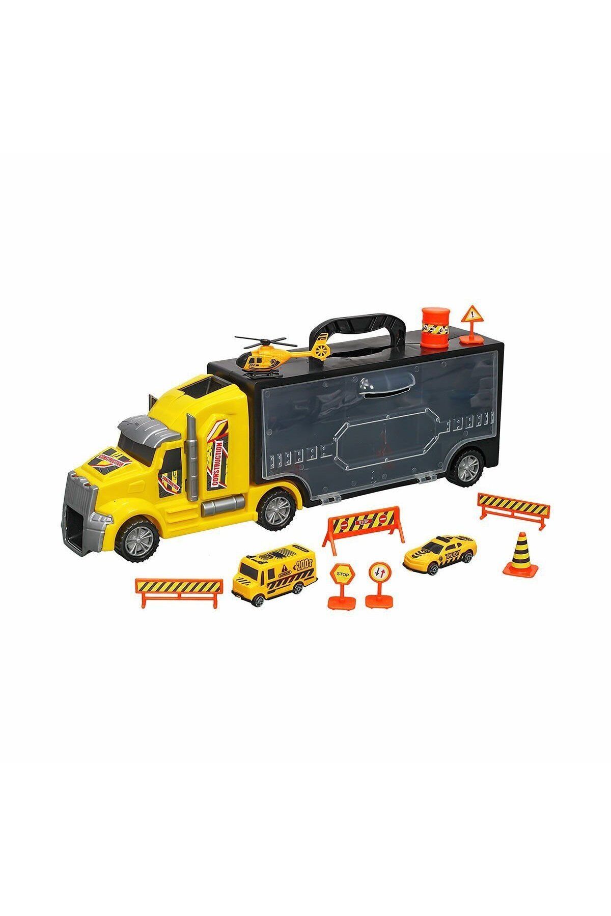 BYR Fırsat Byr Ern-874 Heroes Toys Çantalı İnşaat Taşıyıcı Tır Seti Yeni