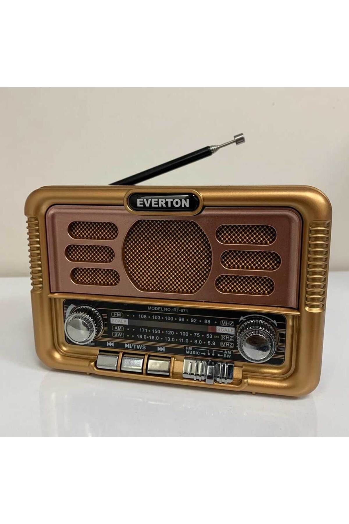 Skygo Usb Bt Radyo Nostajık Solar Paneli Müzik Çalar Rt-671