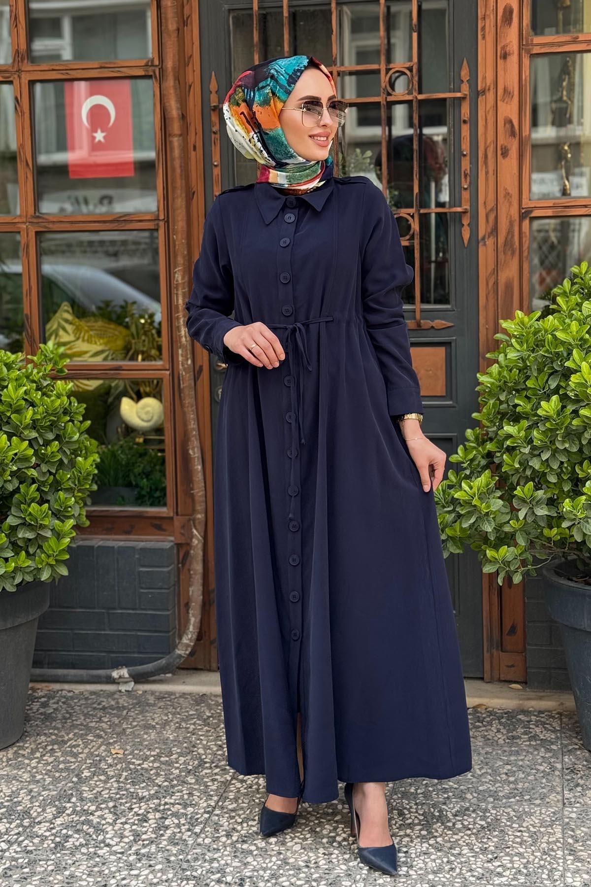 Nurcan Çetin Tunik 25201 Lacivert
