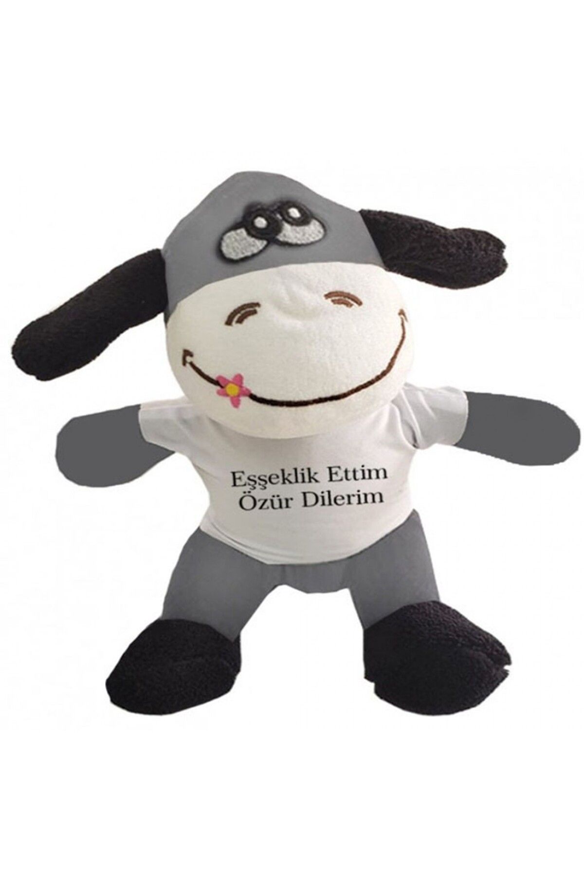 Store Tişörtlü Peluş Oyuncak Eşek ( Eşeklik Ettim Özür Dilerim )