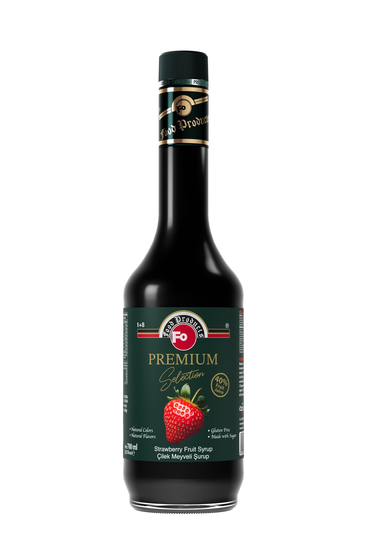 FO Çilek Meyveli Şurup - Premium 700 ml