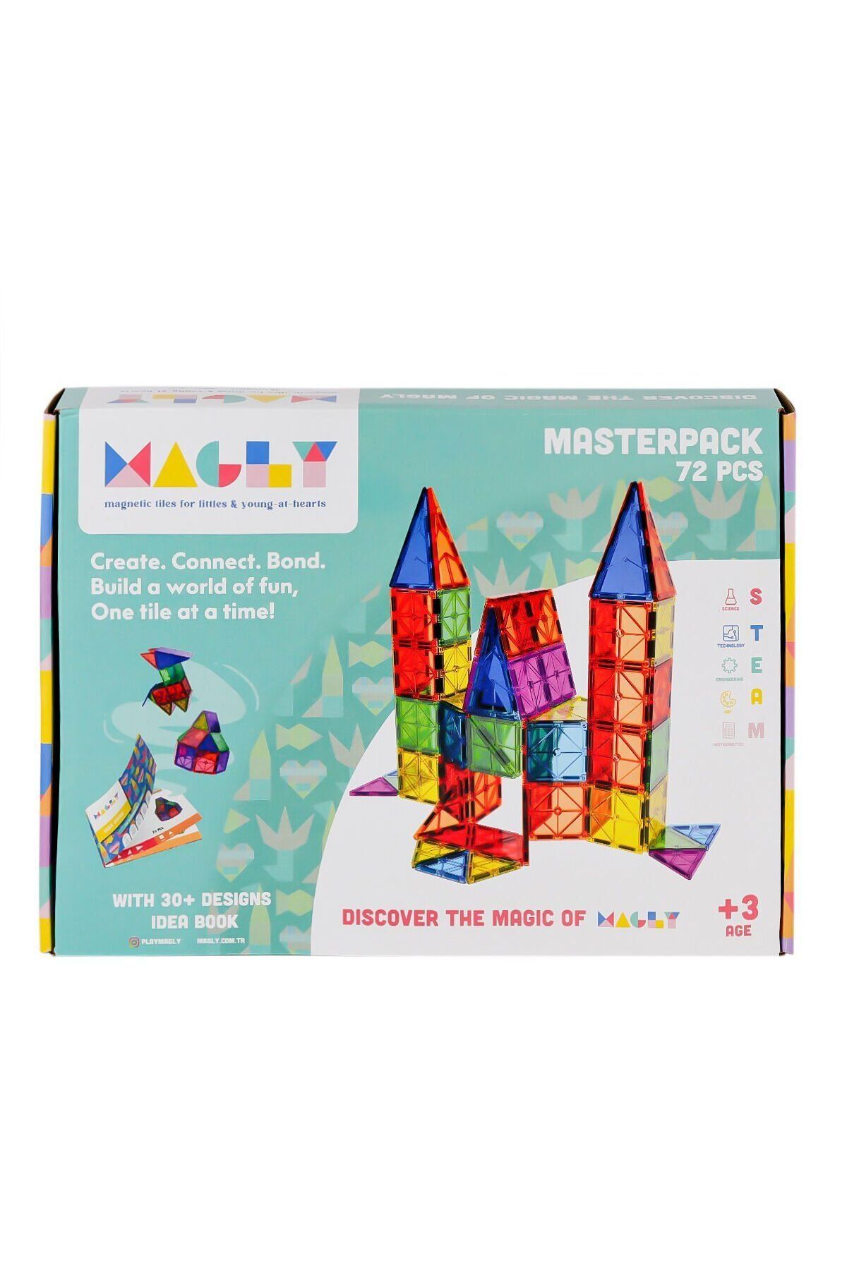 Gepettoys MGL-72 72 PCS MANYETİK BLOK