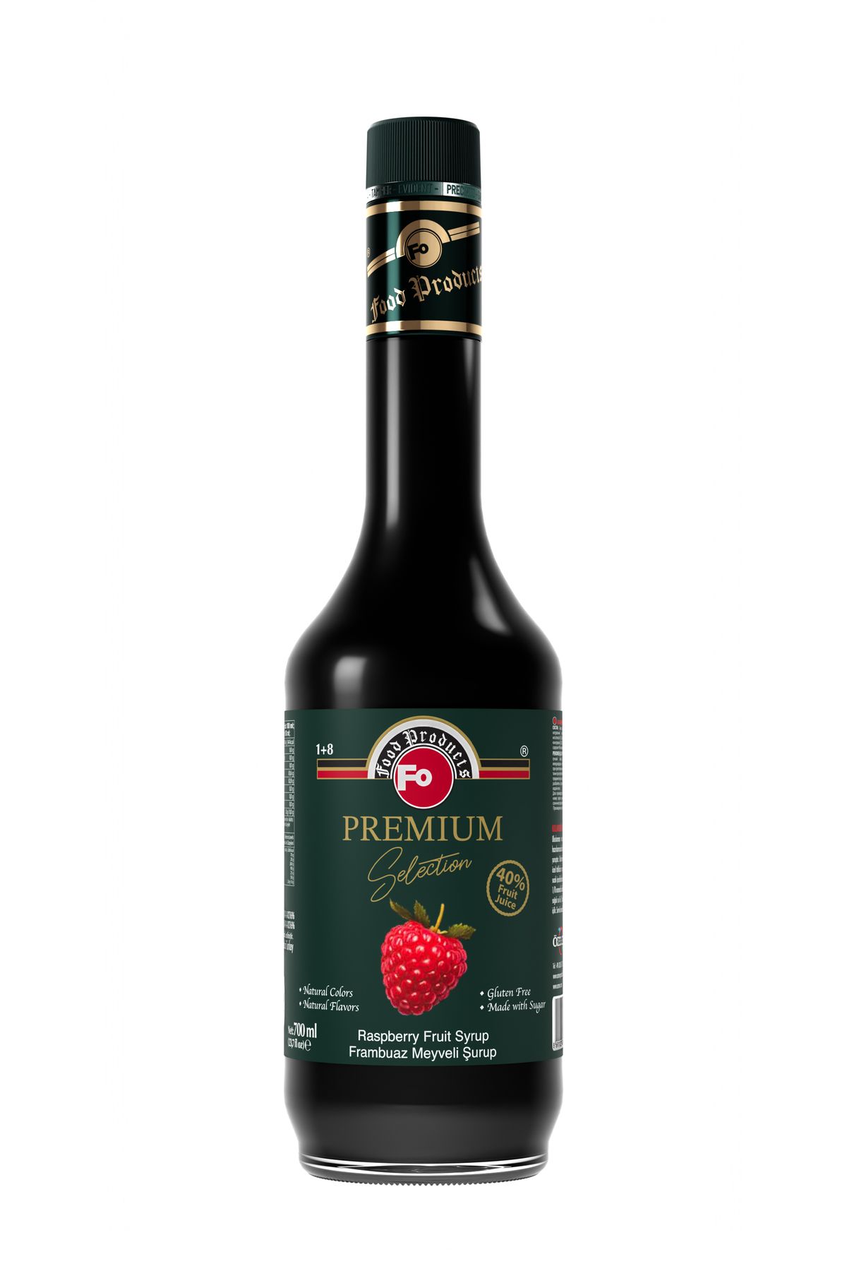 FO Frambuaz Meyveli Şurup - Premium 700 ml